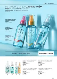 Katalog Avon 10/2026 - Pregled kataloga iz trgovine Avon, vrijedi od 01.10.2026 | Stranica: 161 | Proizvodi: Ulje u spreju, Ulje