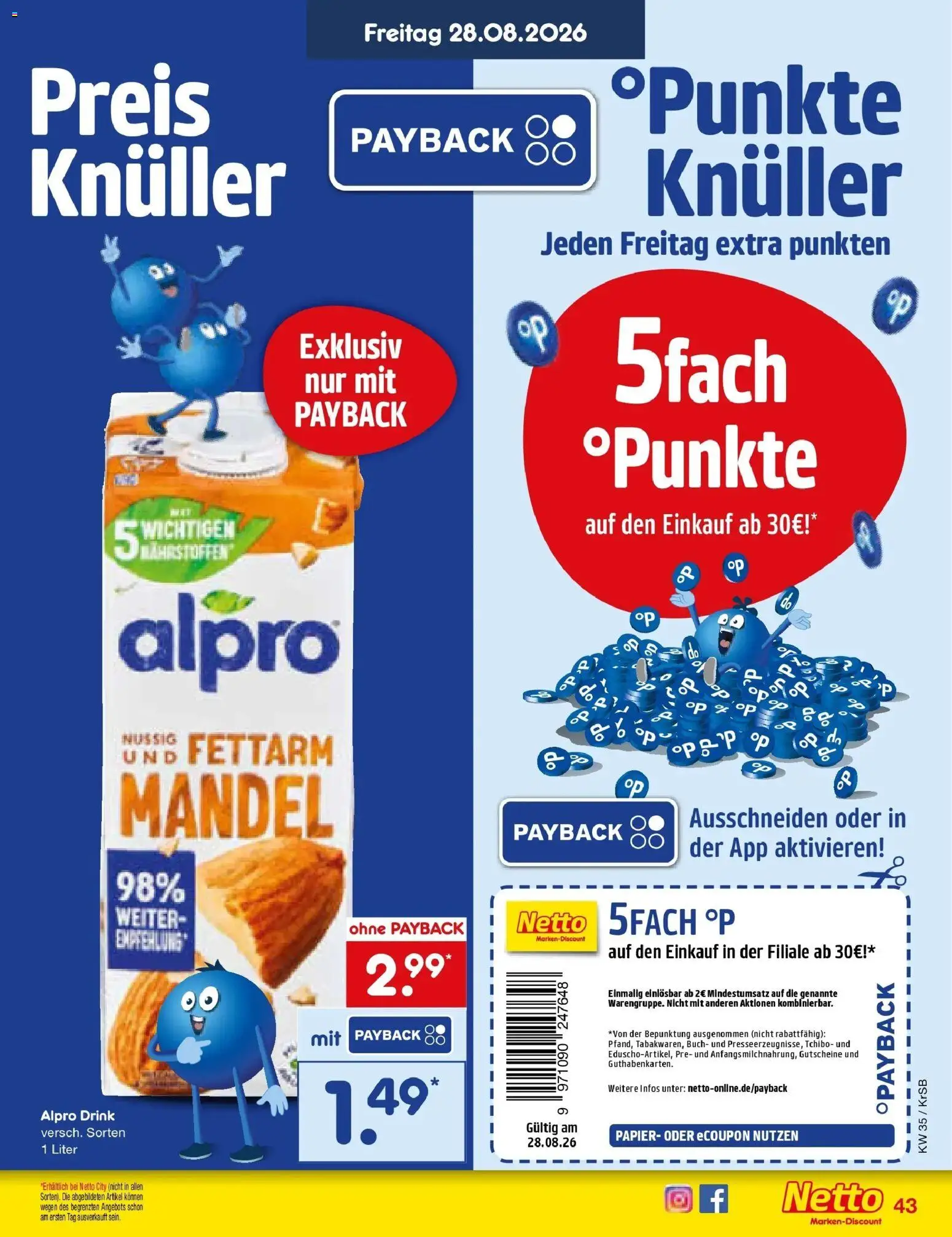 Netto Marken-Discount Prospekt Baesweiler – gültig ab 24.08.2026 | Seite: 57 | Produkte: Alpro
