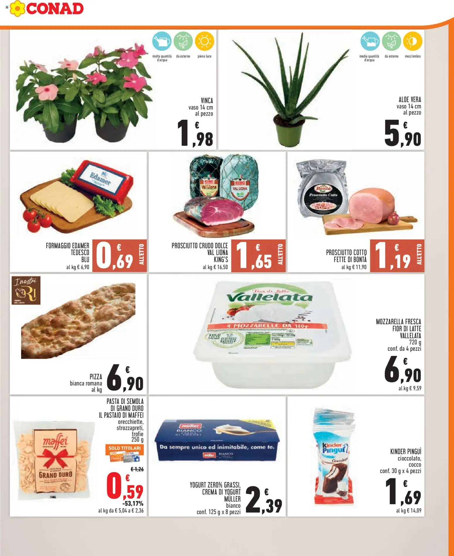 Volantino Conad del 10.06.2026 | Pagina: 3 | Prodotti: Crema, Yogurt, Cocco, Vaso
