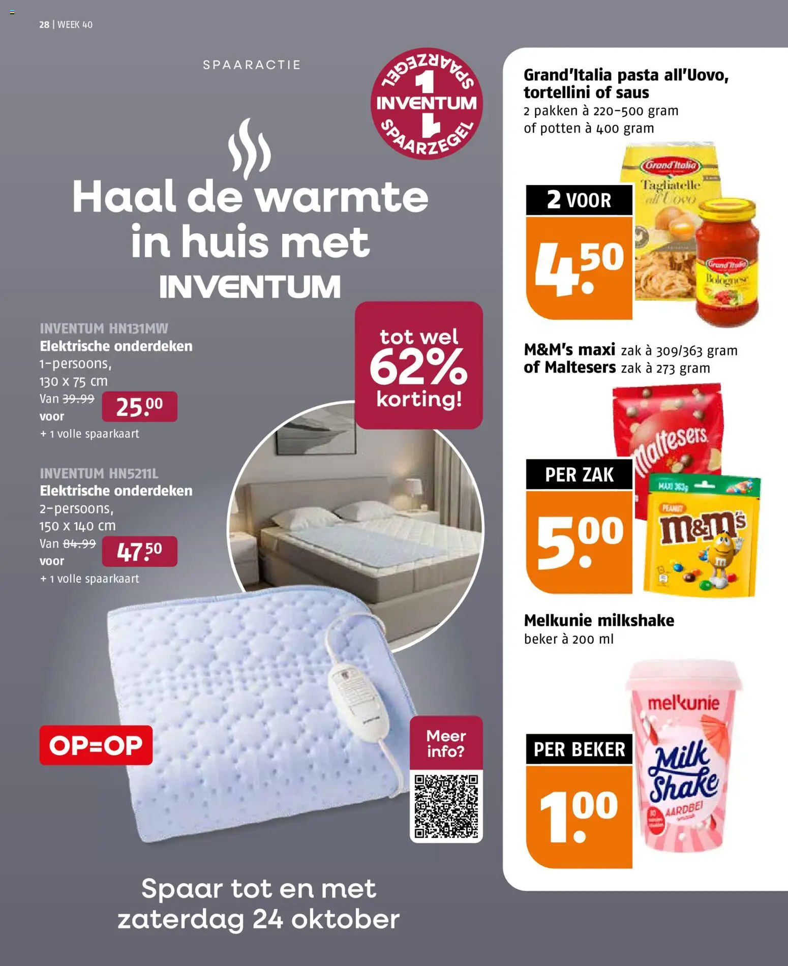 {H1} | Pagina: 28 | Producten: Beker, Pasta, Zak, Saus