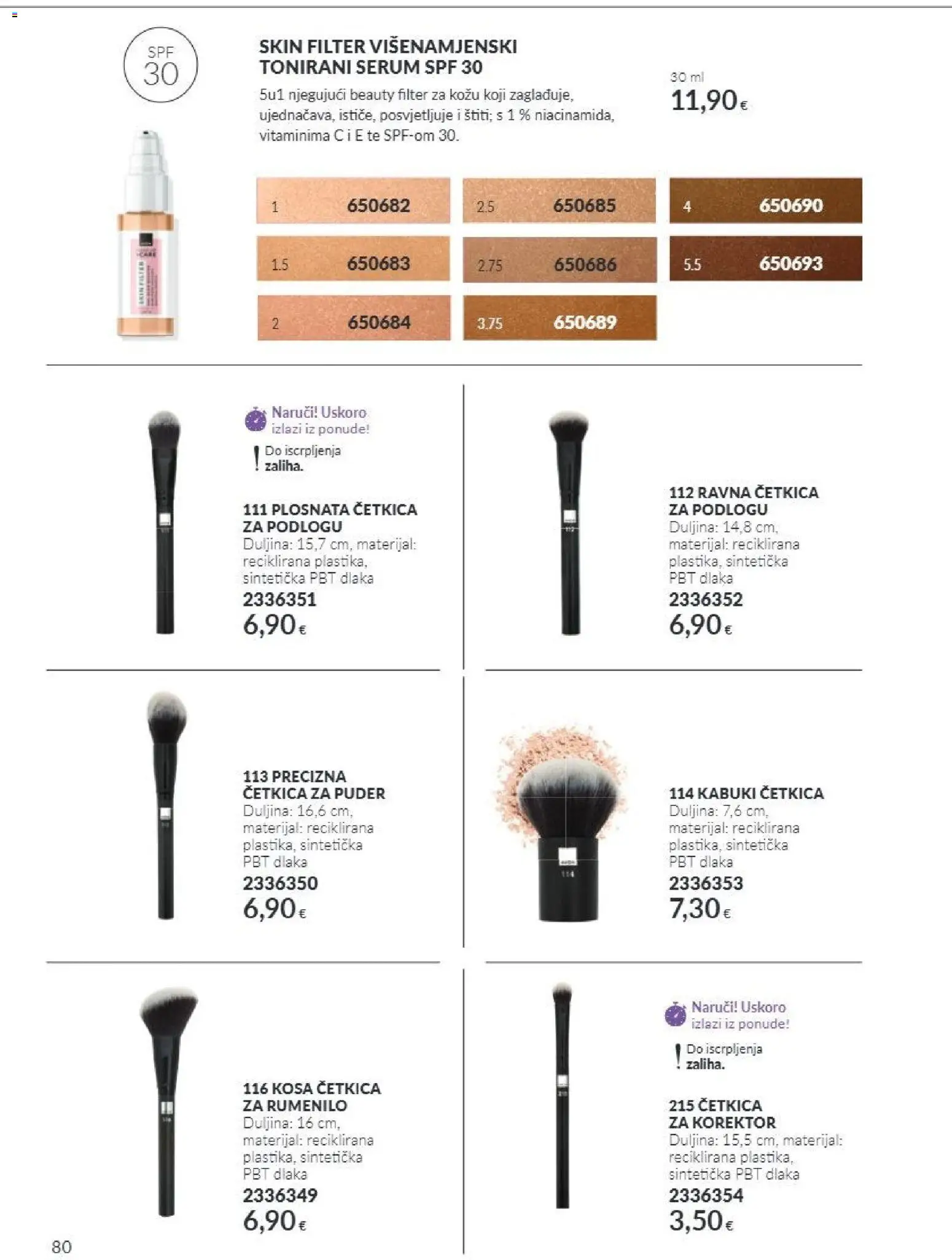 Avon katalog | vrijedi od 01.11.2026 | Stranica: 80 | Proizvodi: Puder, Rumenilo, Korektor