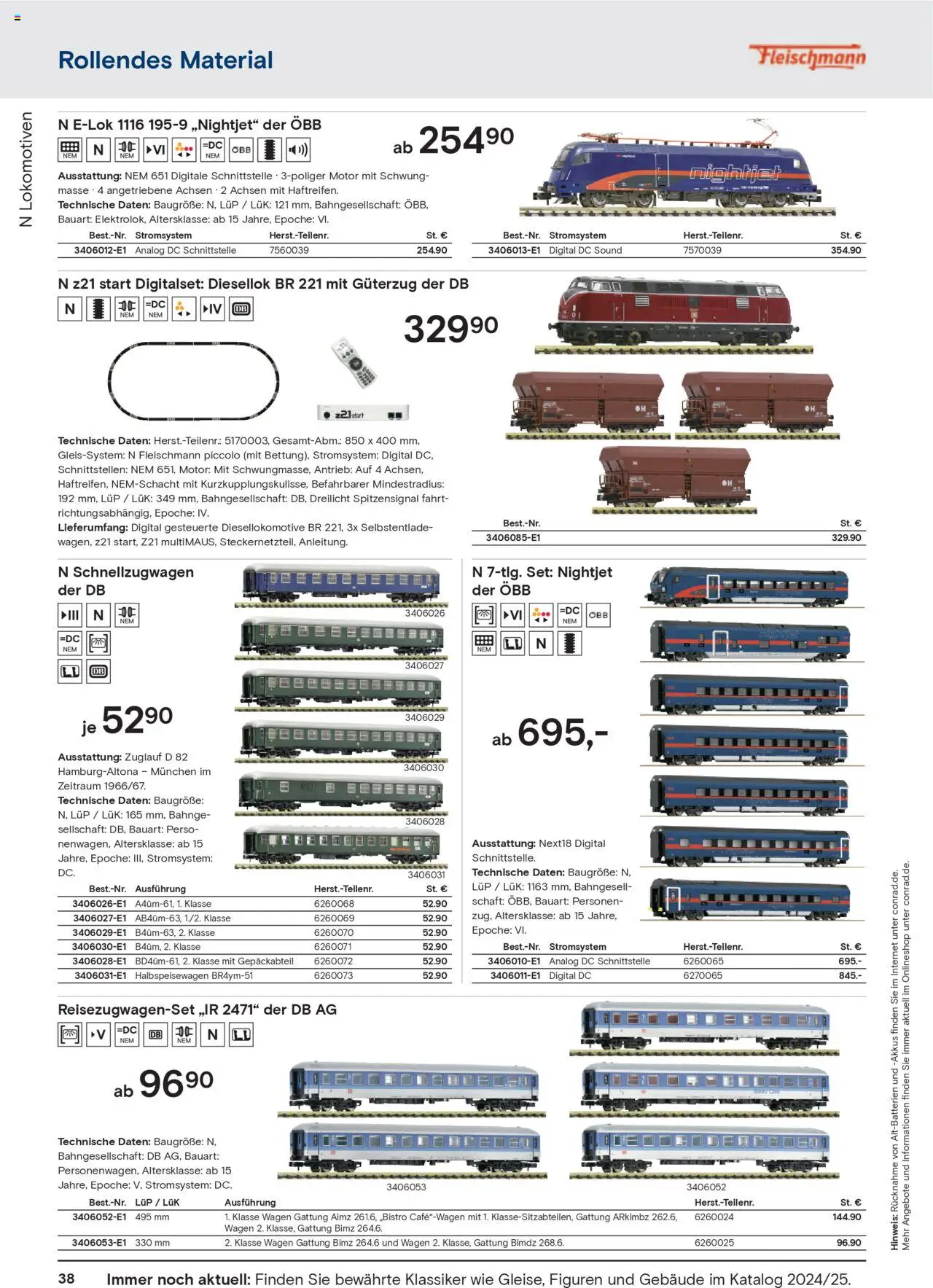 Conrad  Modellbahn Katalog – gültig ab 25.08.2025 | Seite: 40