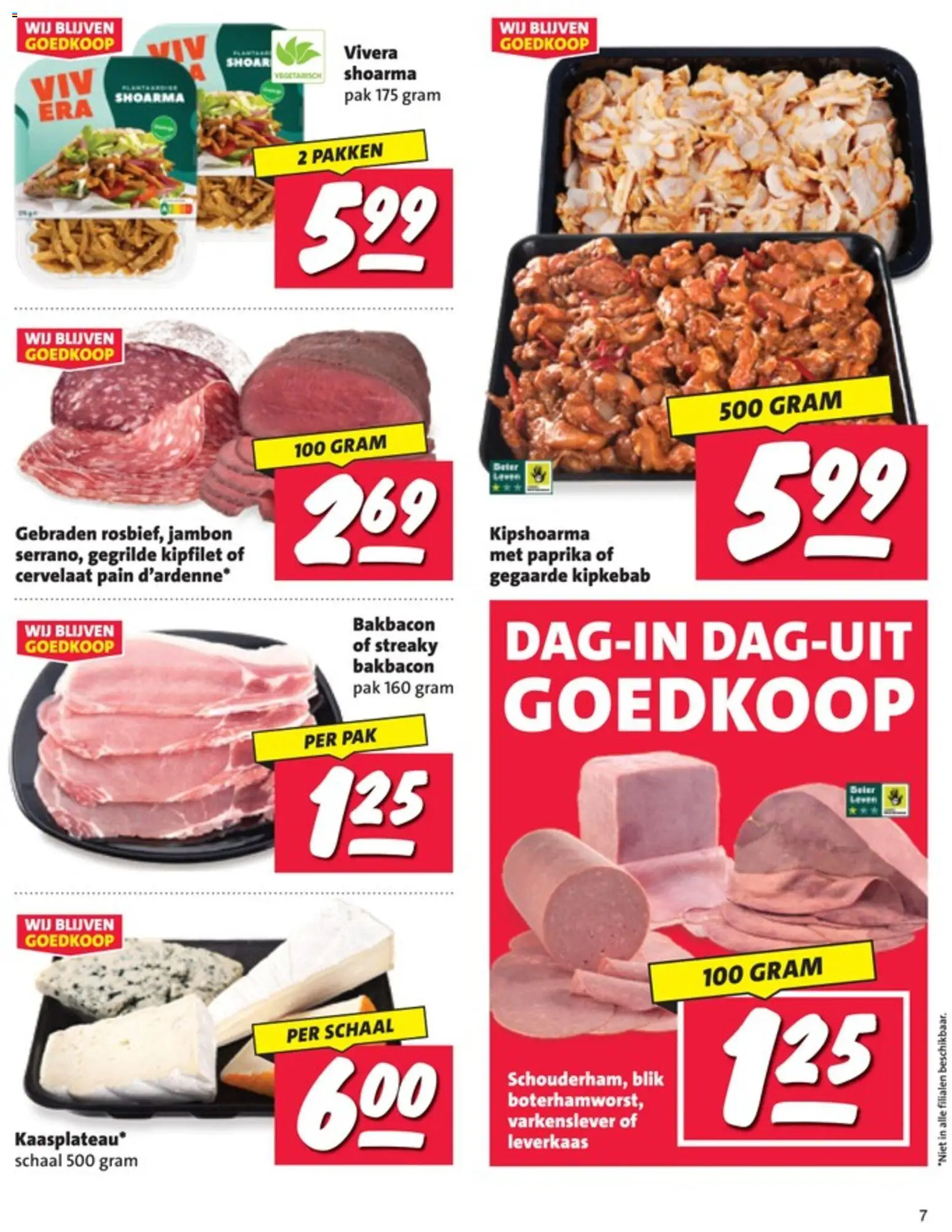 {H1} | Pagina: 7 | Producten: Schaal, Paprika, Varkenslever