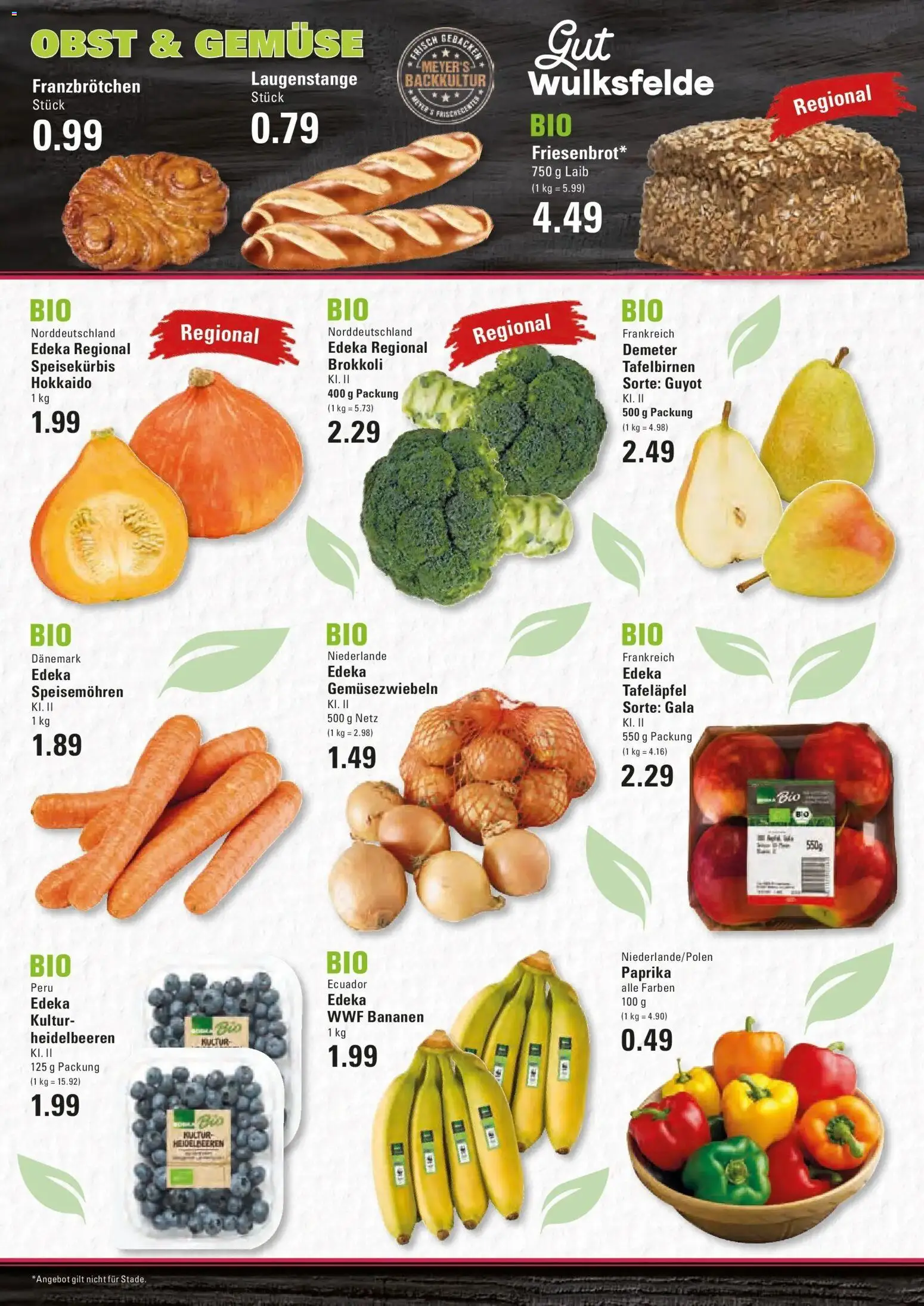 Edeka Prospekt Hamburg (ab 07.09.2026) » Angebote Online | Seite: 2 | Produkte: Bananen, Heidelbeeren, Paprika, Obst