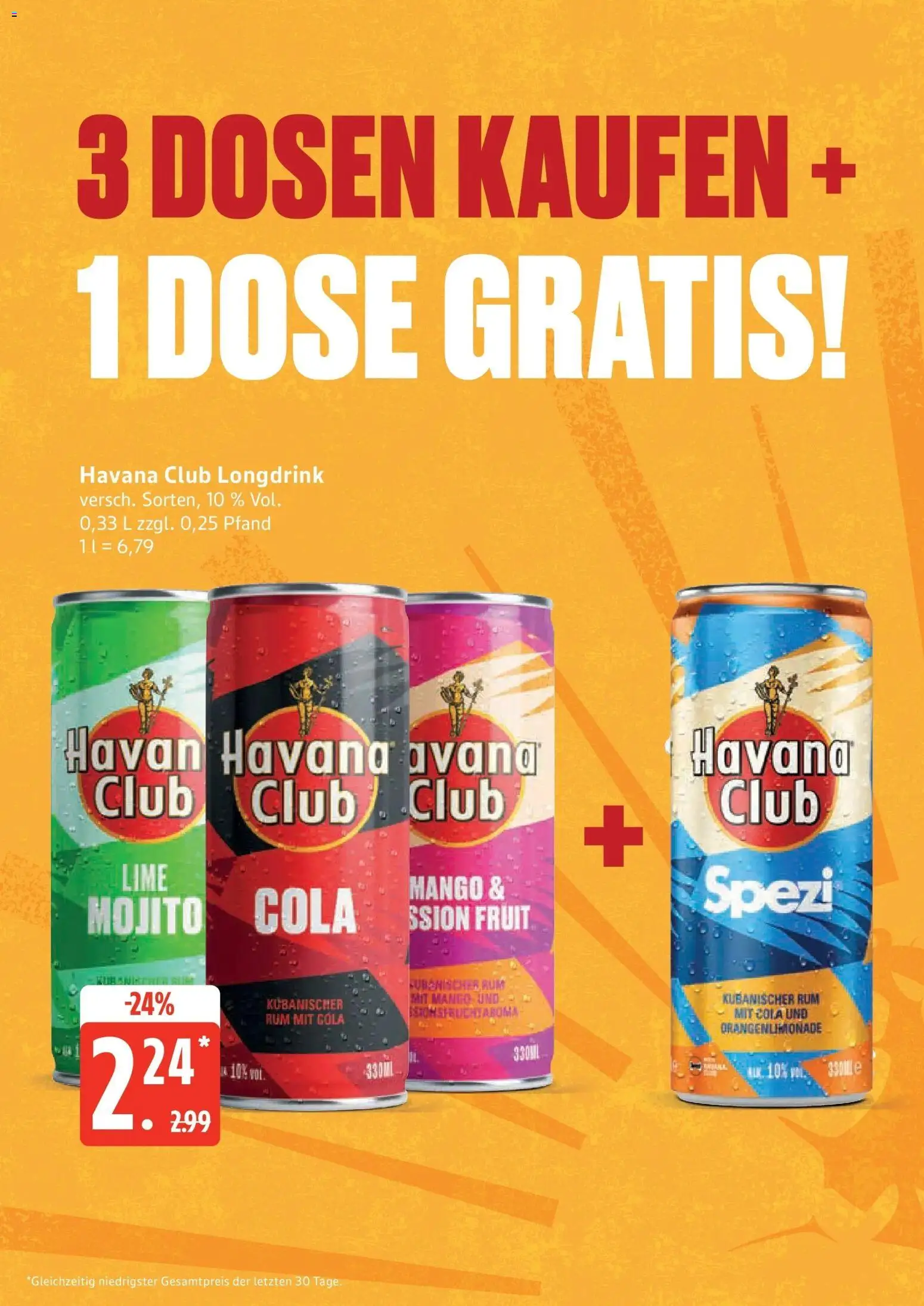 Marktkauf Prospekt Heide – gültig ab 13.07.2026 | Seite: 3 | Produkte: Havana club, Cola, Rum, Mango