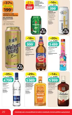BORSODI DOBOZOS SÖR, Gyömbér ALE, Bivaly, Mester, Hoopy, IPA vagy Tropical ALE, 0,5 l, 958 Ft/l + visszaváltási díj 50 Ft - amely érvényes a következő dátumtól: 2026.08.21. | Oldal: 20