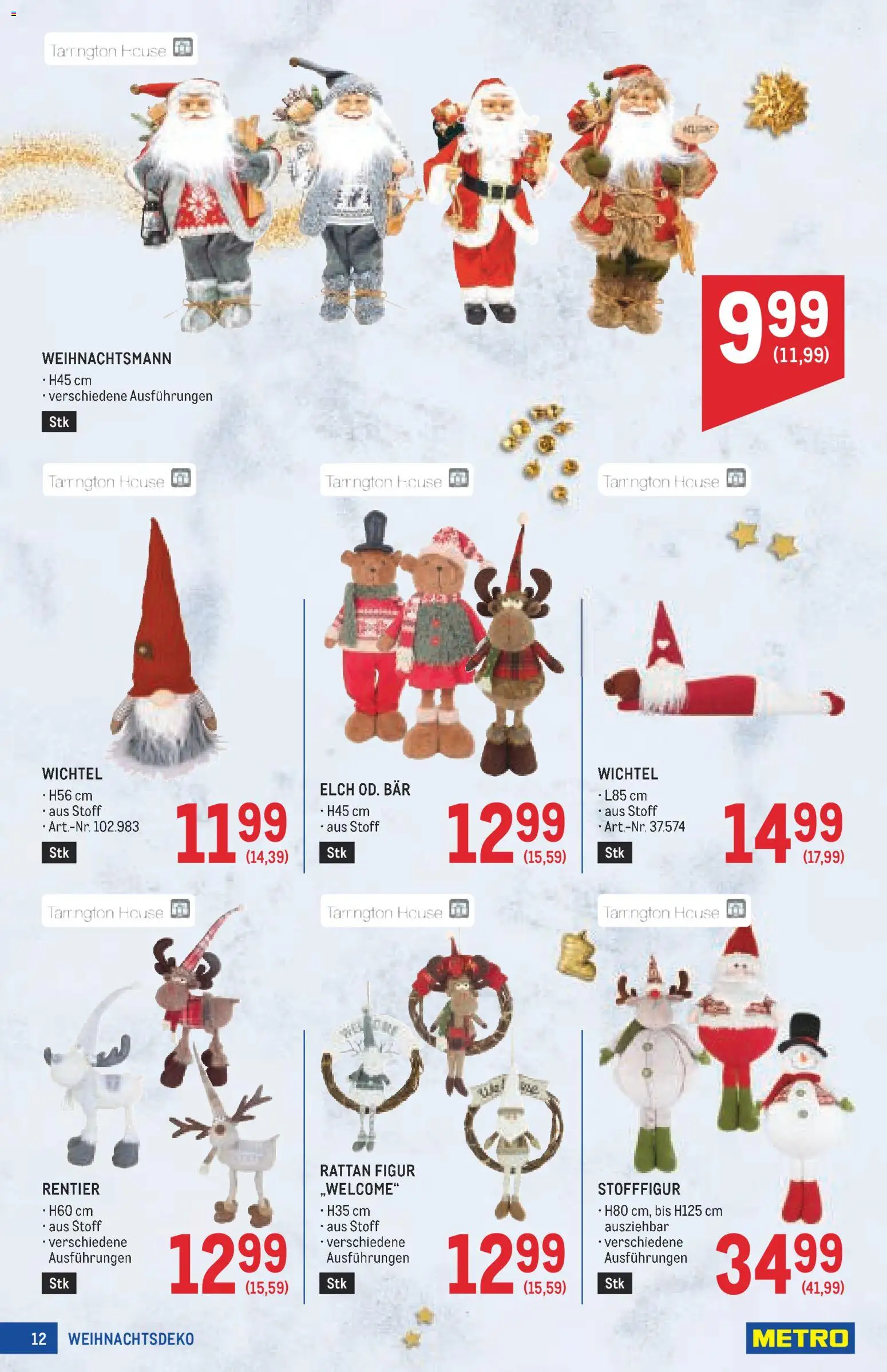 Metro angebote Weihnachtsdeko gültig ab 15.10.2026 | Seite: 12