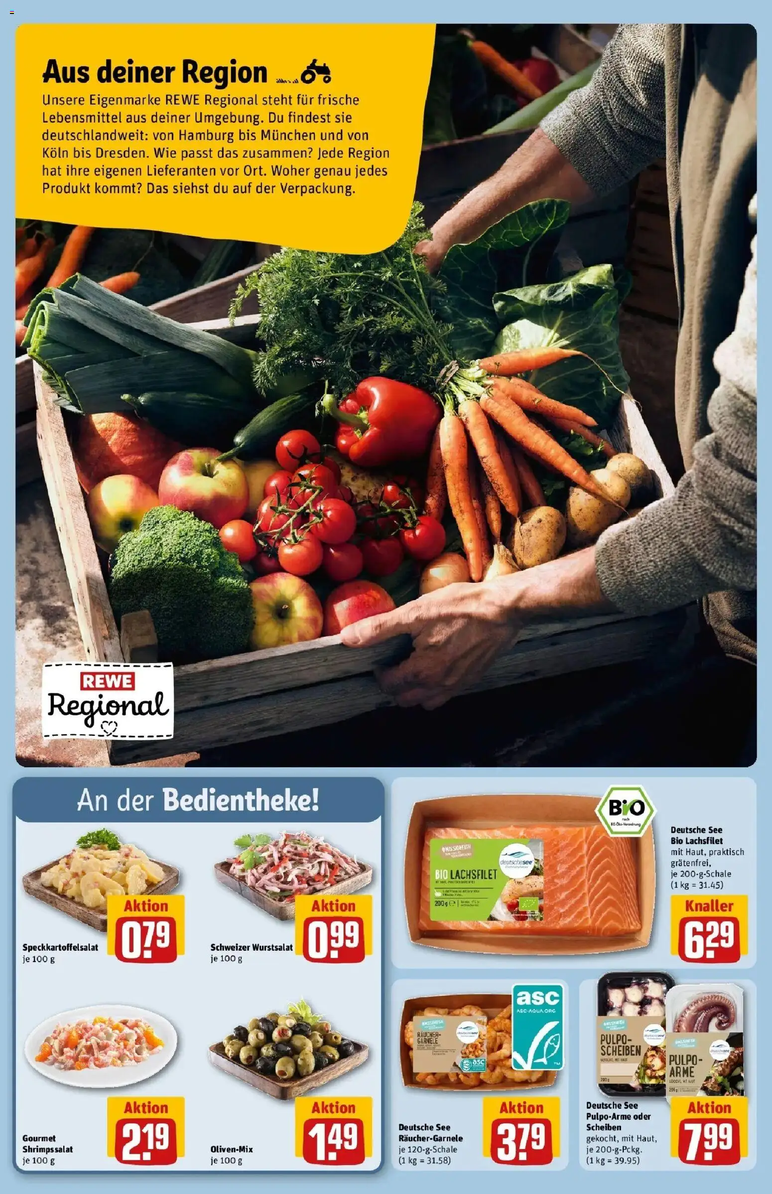 REWE Prospekt ab 21.09.2026 zum Blättern » Angebote | Seite: 22 | Produkte: Salat