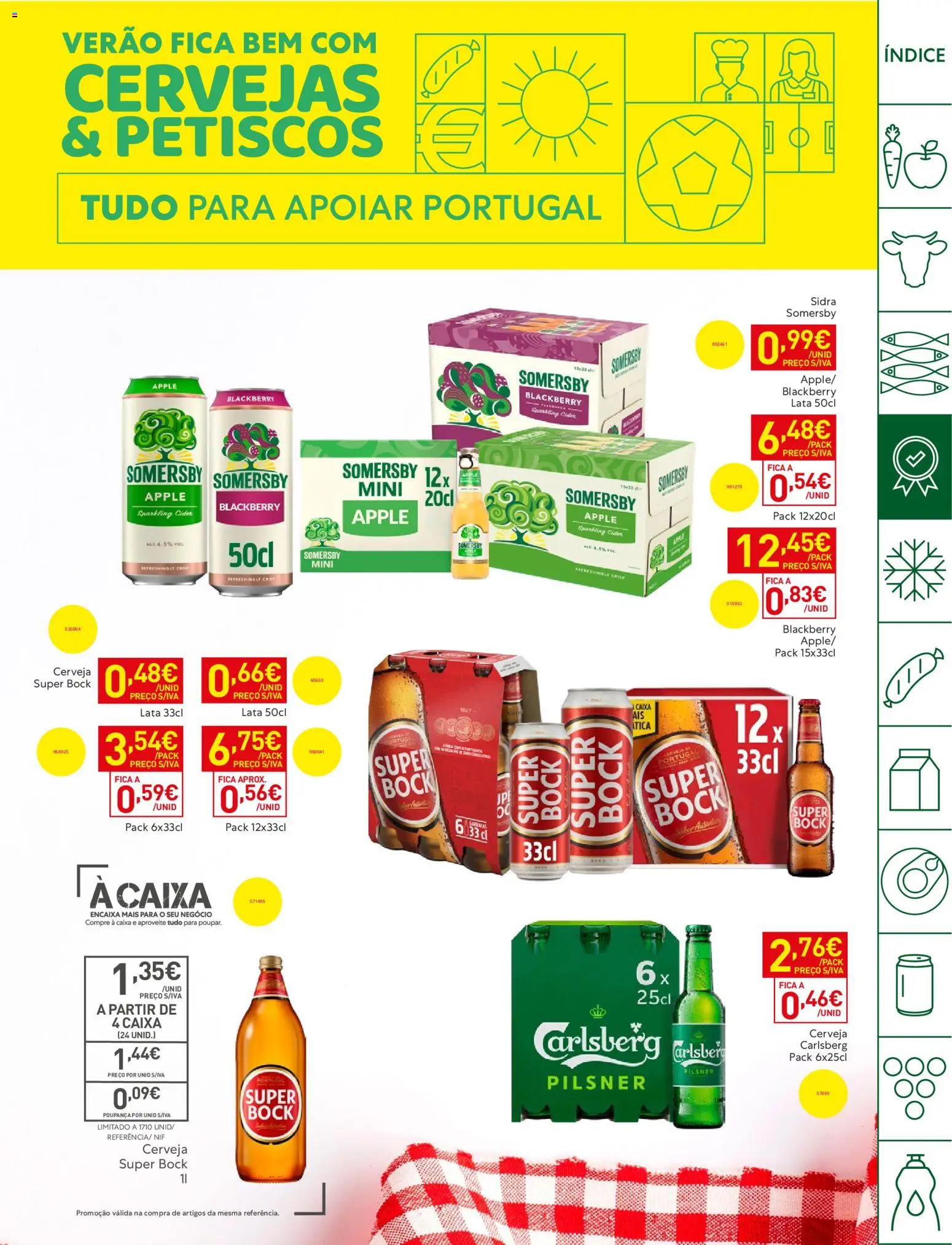 Recheio Horeca │ válido de 16.06.2026 | Página: 11 | Produtos: Super bock, Caixa, Cerveja, Somersby