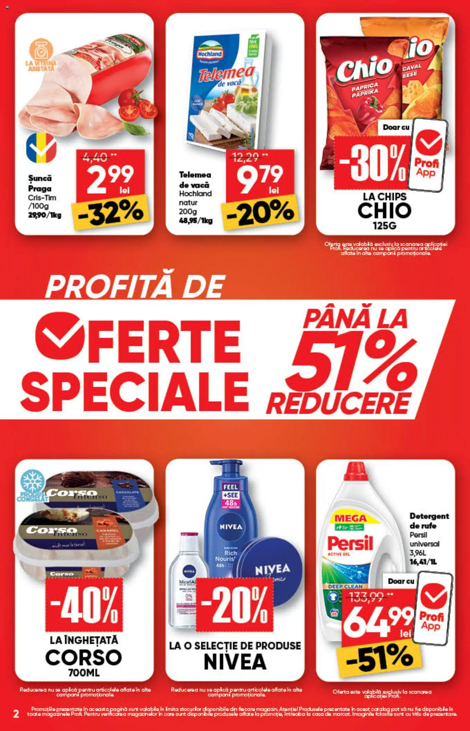 Noul catalog Profi – valabil de la 13.08.2026 | Pagină: 2 | Produse: Clean, Active, Vitrină, Șuncă
