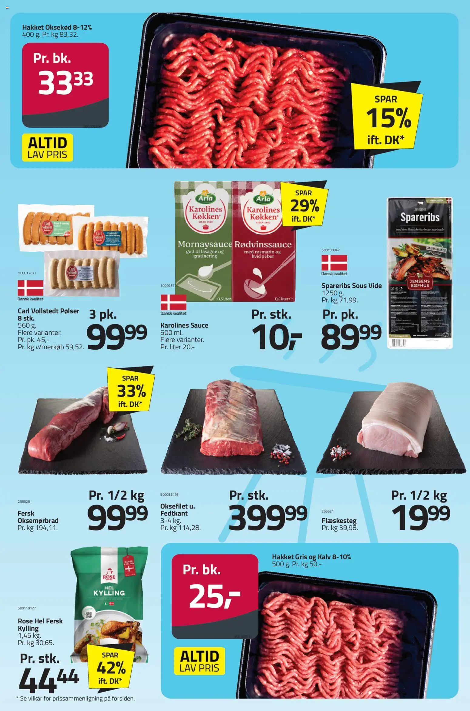 Fleggaard tilbudsavis – gyldig fra 05/08/2026 | Side: 41 | Produkter: Peber, Flæskesteg, Mornaysauce, Carpete