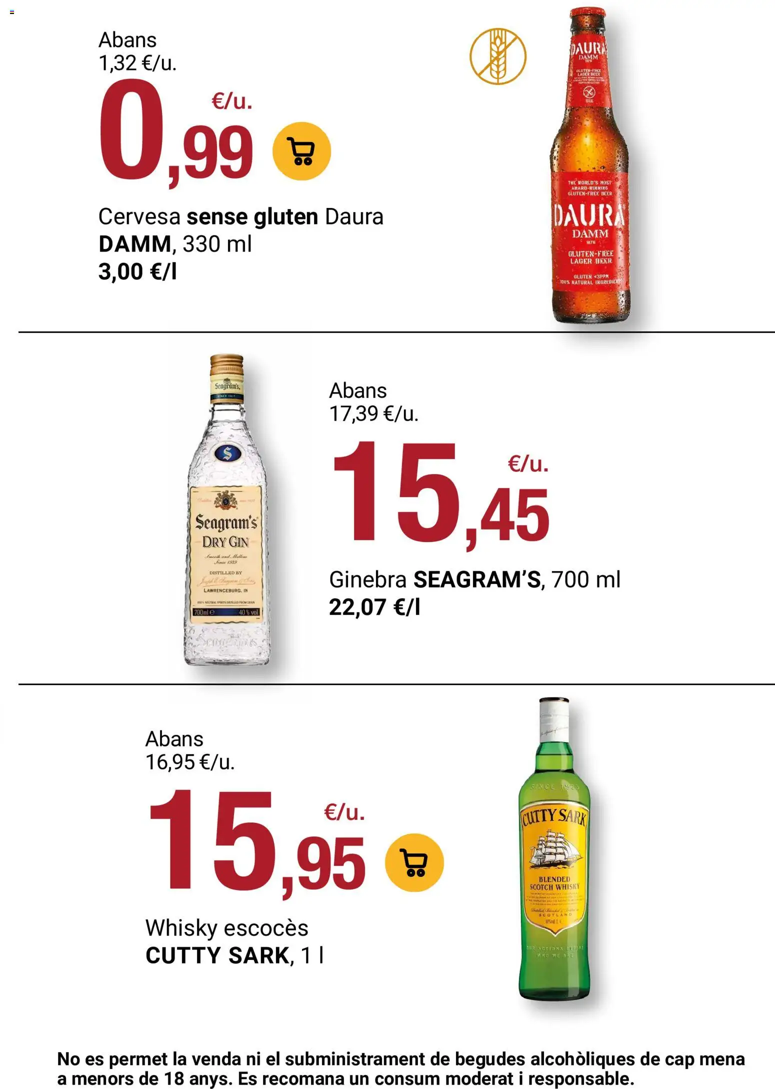 Bonpreu folleto │ válido desde el 30/06/2026 | Página: 83 | Productos: Ginebra, Whisky