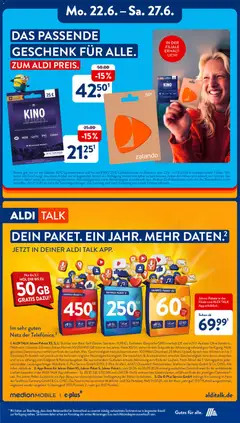Aldi Süd Prospekt ab 22.06.2026 gültig | Seite: 22