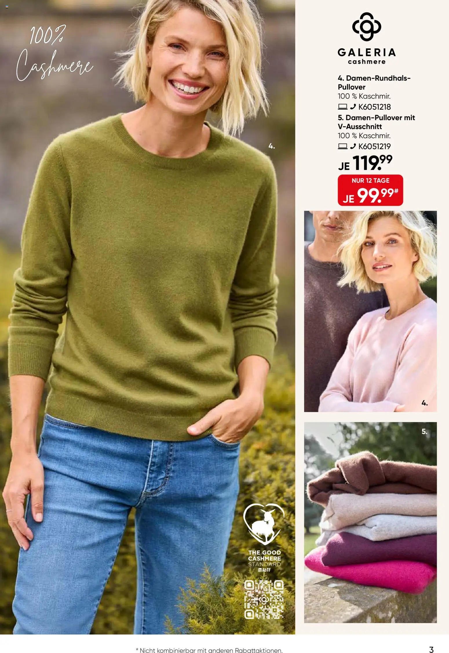 Galeria Karstadt Kaufhof Prospekt – gültig ab 16.09.2026 | Seite: 3 | Produkte: Pullover