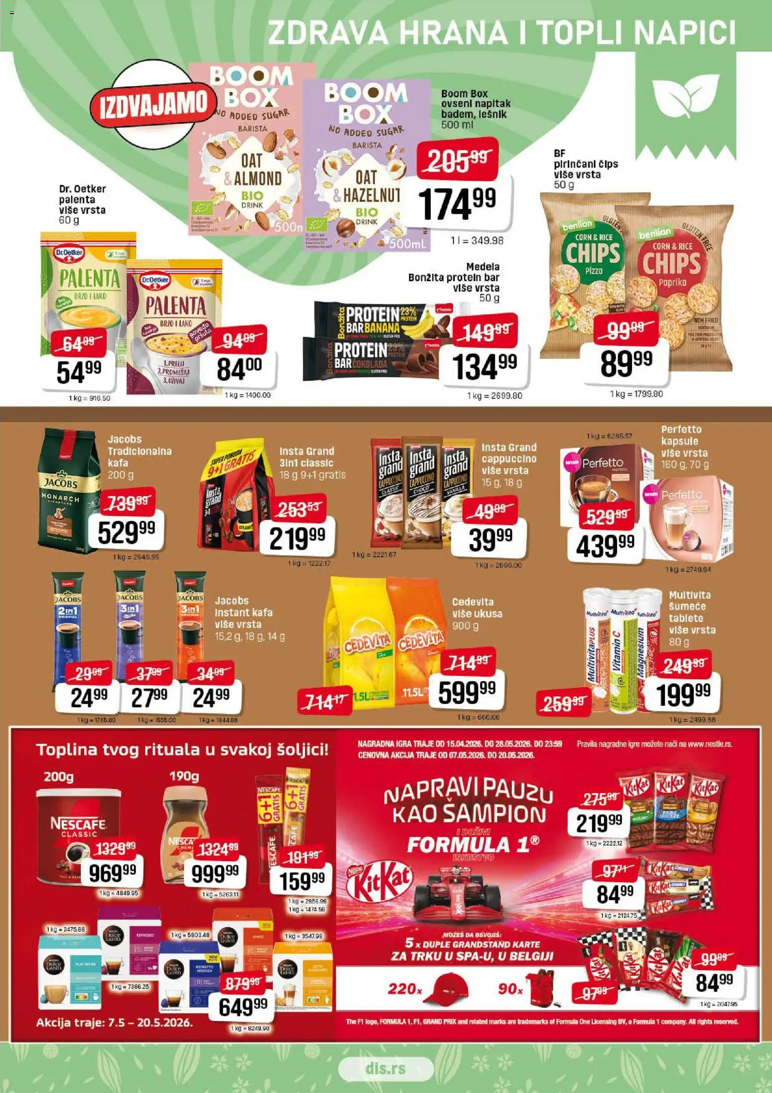 DIS katalog - važi od 07.05.2026 | Strana: 9 | Proizvode: Čips, Lešnik, Paprika, Čokolada