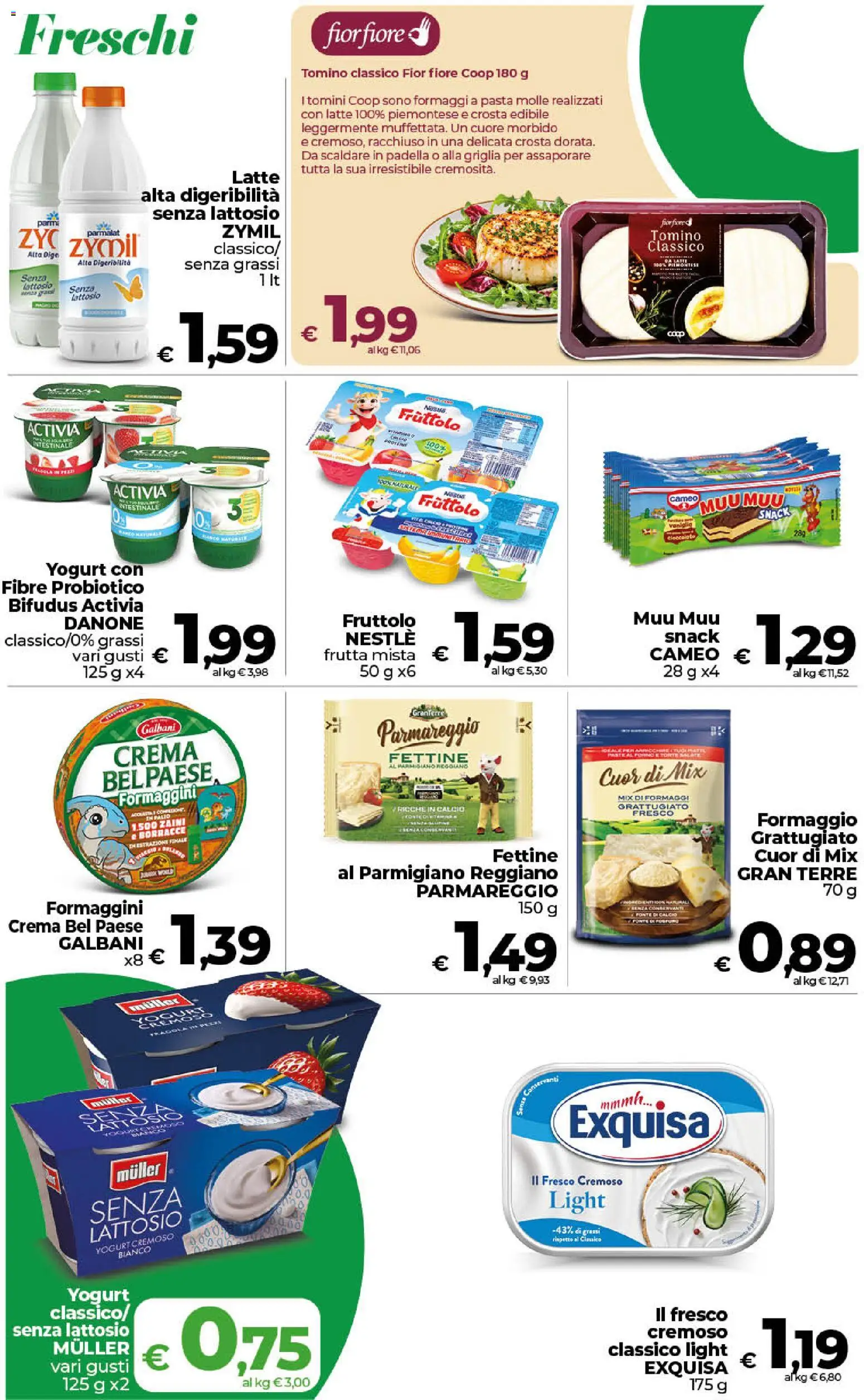 Volantino COOP del 13/10/2026 | Pagina: 5 | Prodotti: Vaniglia, Yogurt, Parmigiano reggiano, Parmigiano