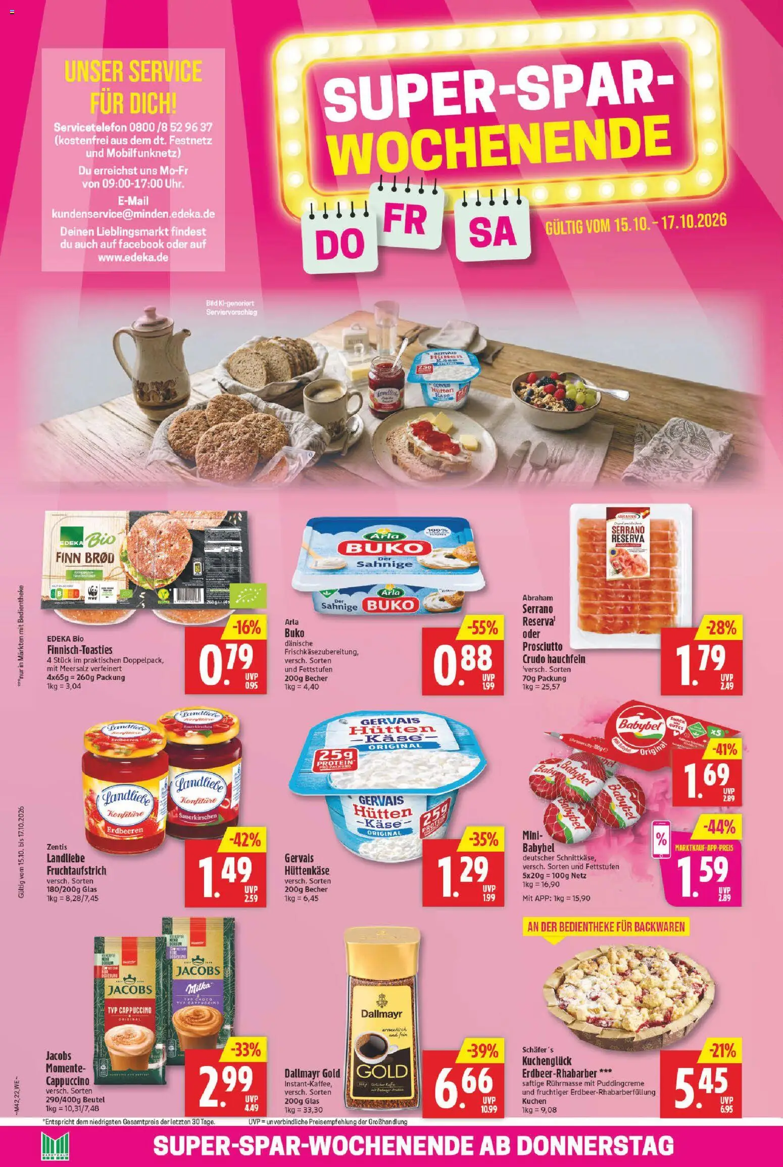 Marktkauf Prospekt – gültig ab 12.10.2026 | Seite: 22 | Produkte: Käse, Dallmayr, Kuchen, Hüttenkäse