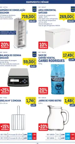 Pré-visualização Makro folheto válido de 16/06/2026 | Página: 19 | Produtos: Refrigerante, Balança de cozinha, Armário, Carvão vegetal