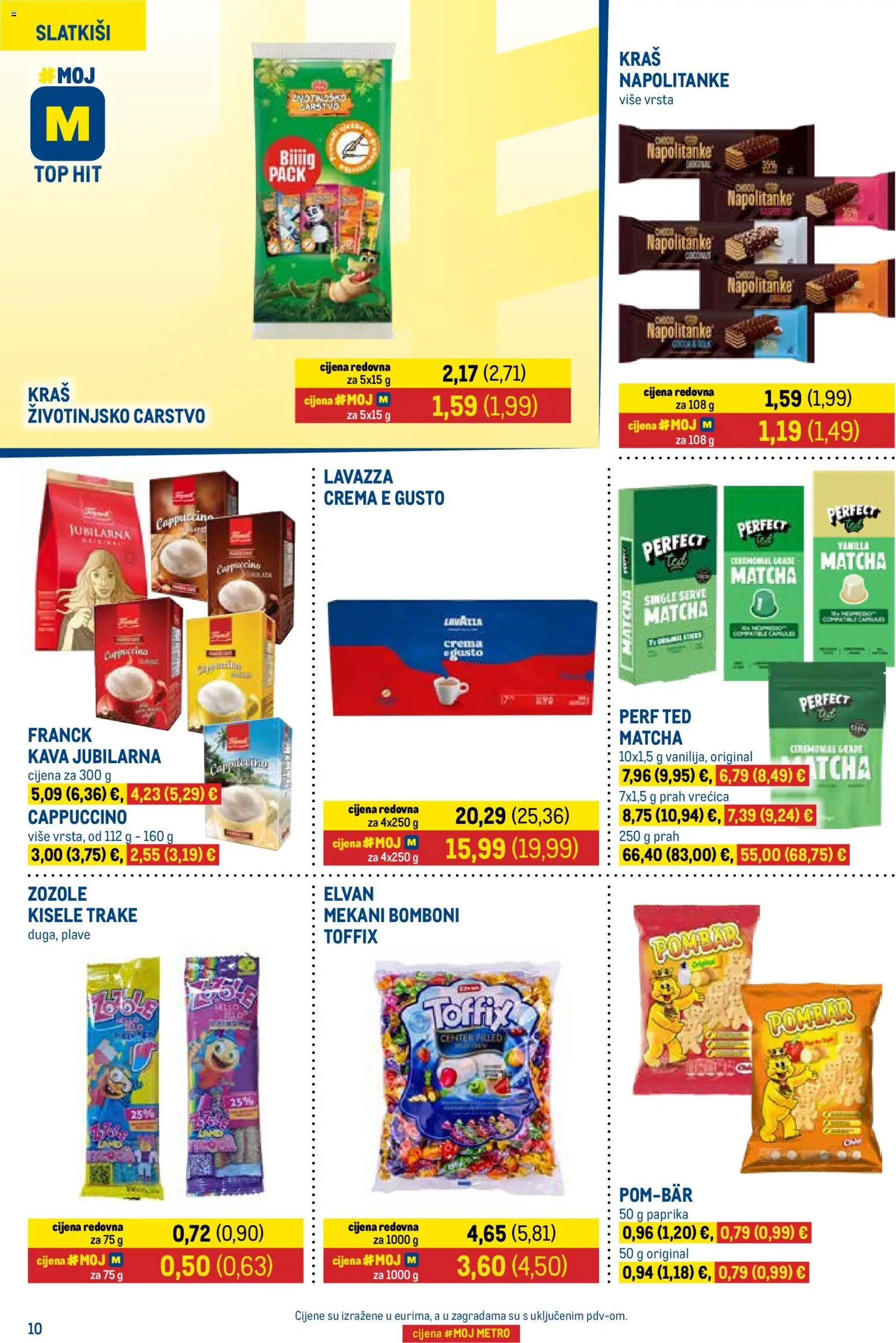 Metro katalog | vrijedi od 01.09.2026 | Stranica: 10 | Proizvodi: Trake, Bomboni, Paprika, Napolitanke