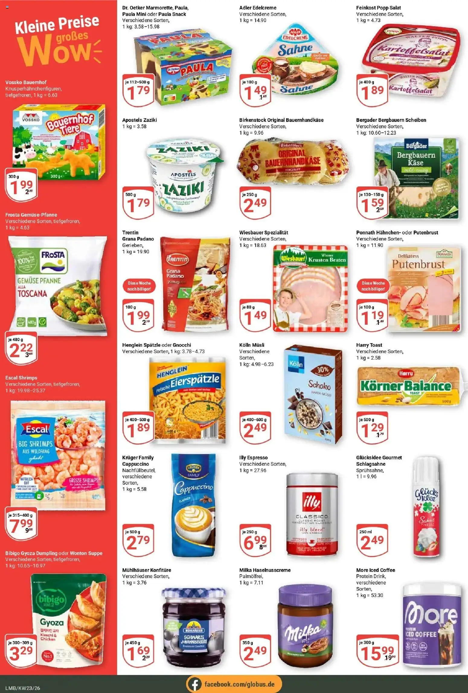 Globus Prospekt Limburg – gültig ab 01.06.2026 | Seite: 7 | Produkte: Kolln musli, Käse, Toast, Gemüse