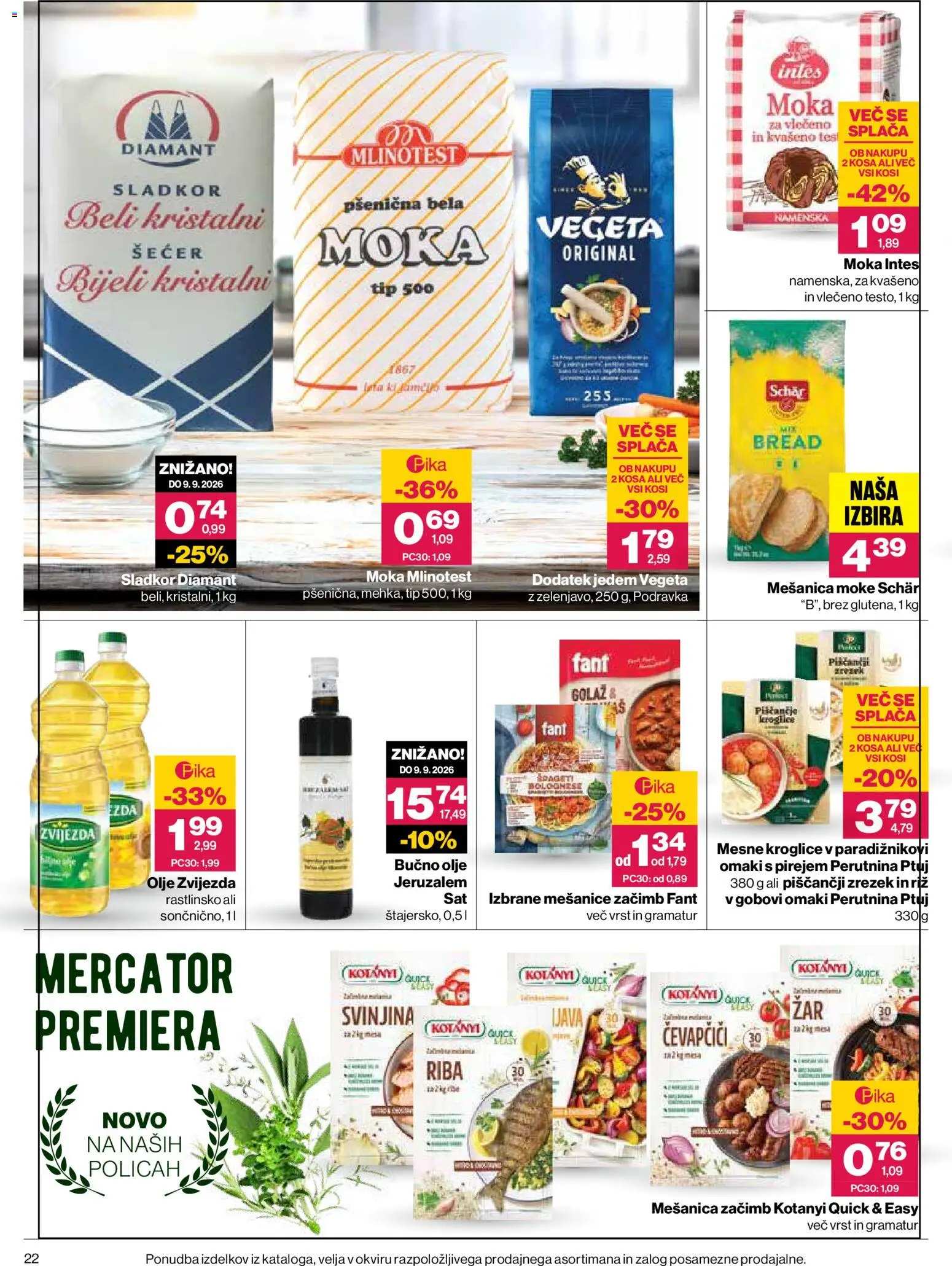 Novi Mercator katalog ponudbe – veljaven od 27.08.2026 | Stran: 22