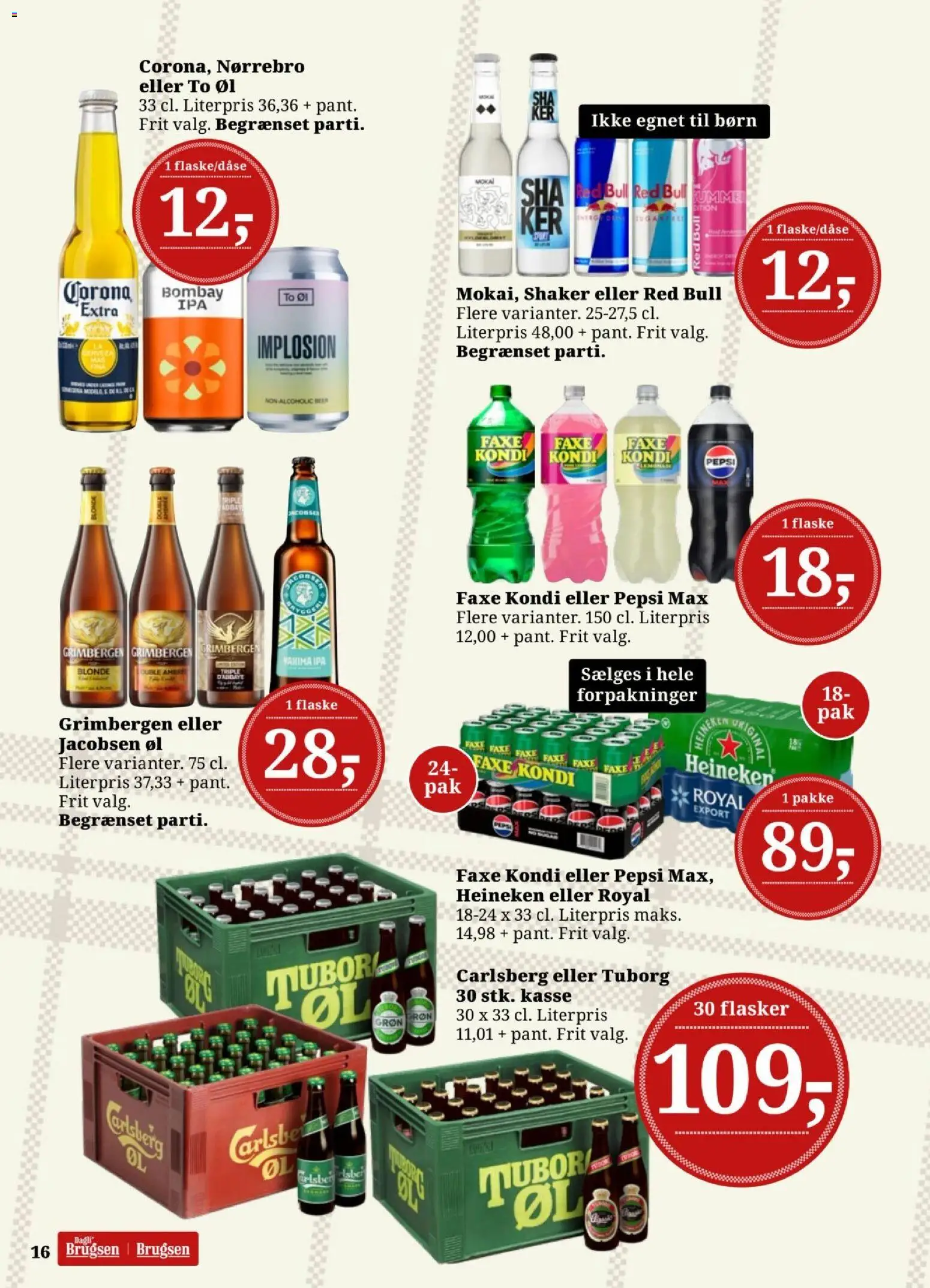 Dagli'Brugsen tilbudsavis – gyldig fra 17/07/2026 | Side: 18 | Produkter: Øl, Faxe Kondi, Pepsi, Pepsi Max