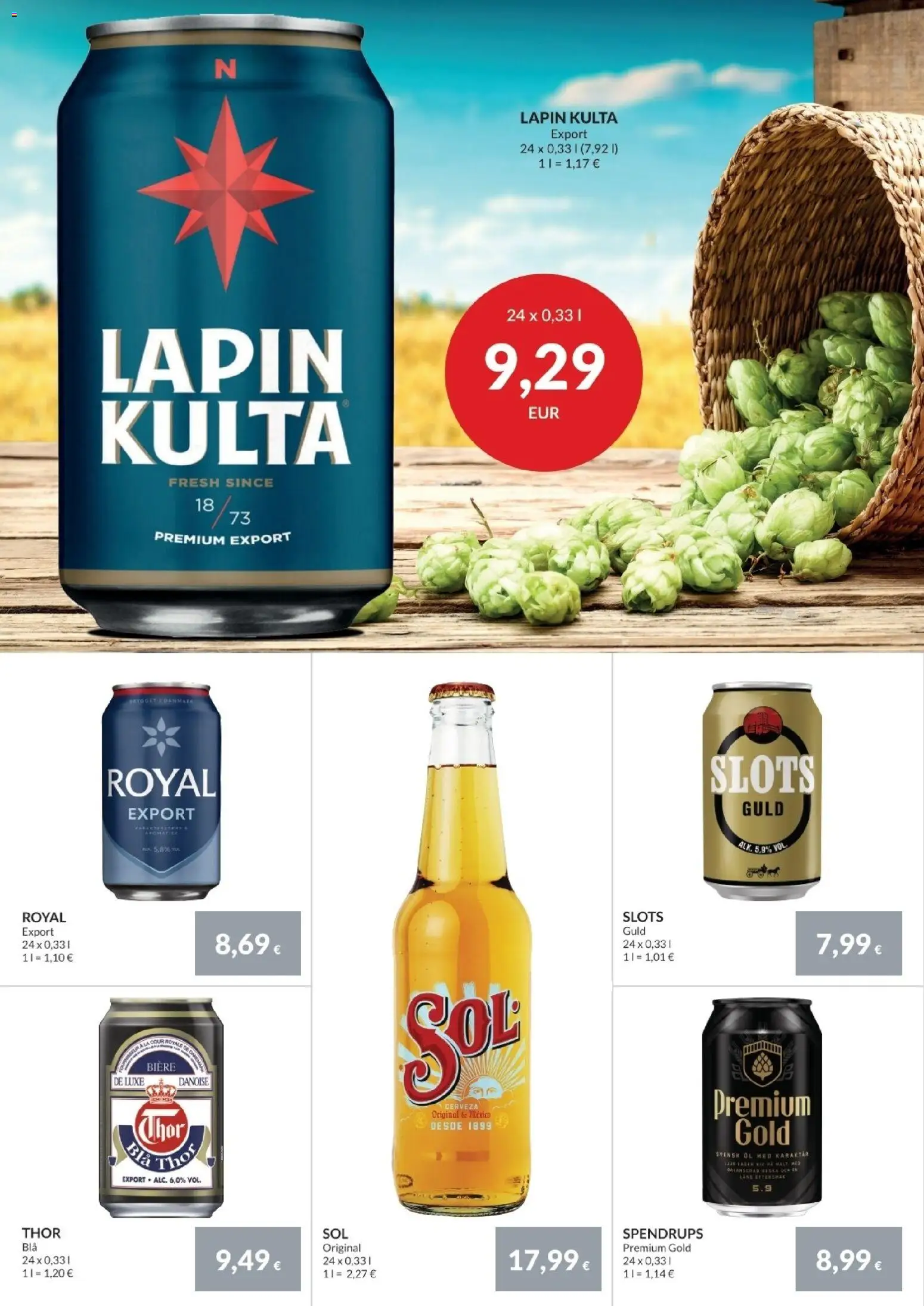 Nielsen Discount tilbudsavis – gyldig fra 09.04.2026 | Side: 4 | Produkter: Øl