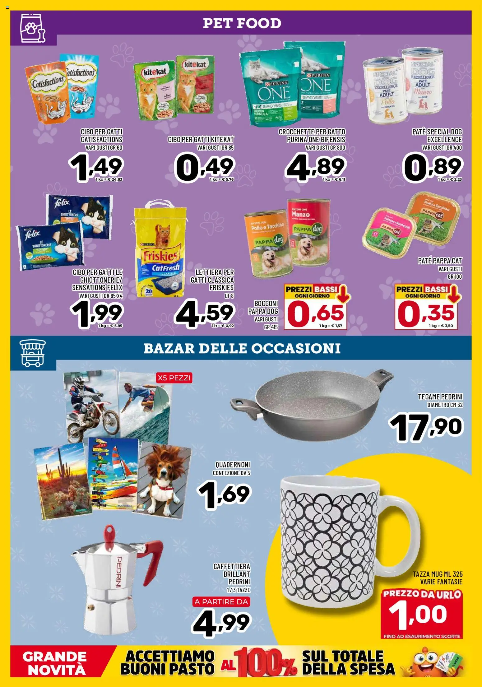Volantino Il Centesimo del 01/09/2026 | Pagina: 15 | Prodotti: Pollo, Manzo, Tacchino, Crocchette
