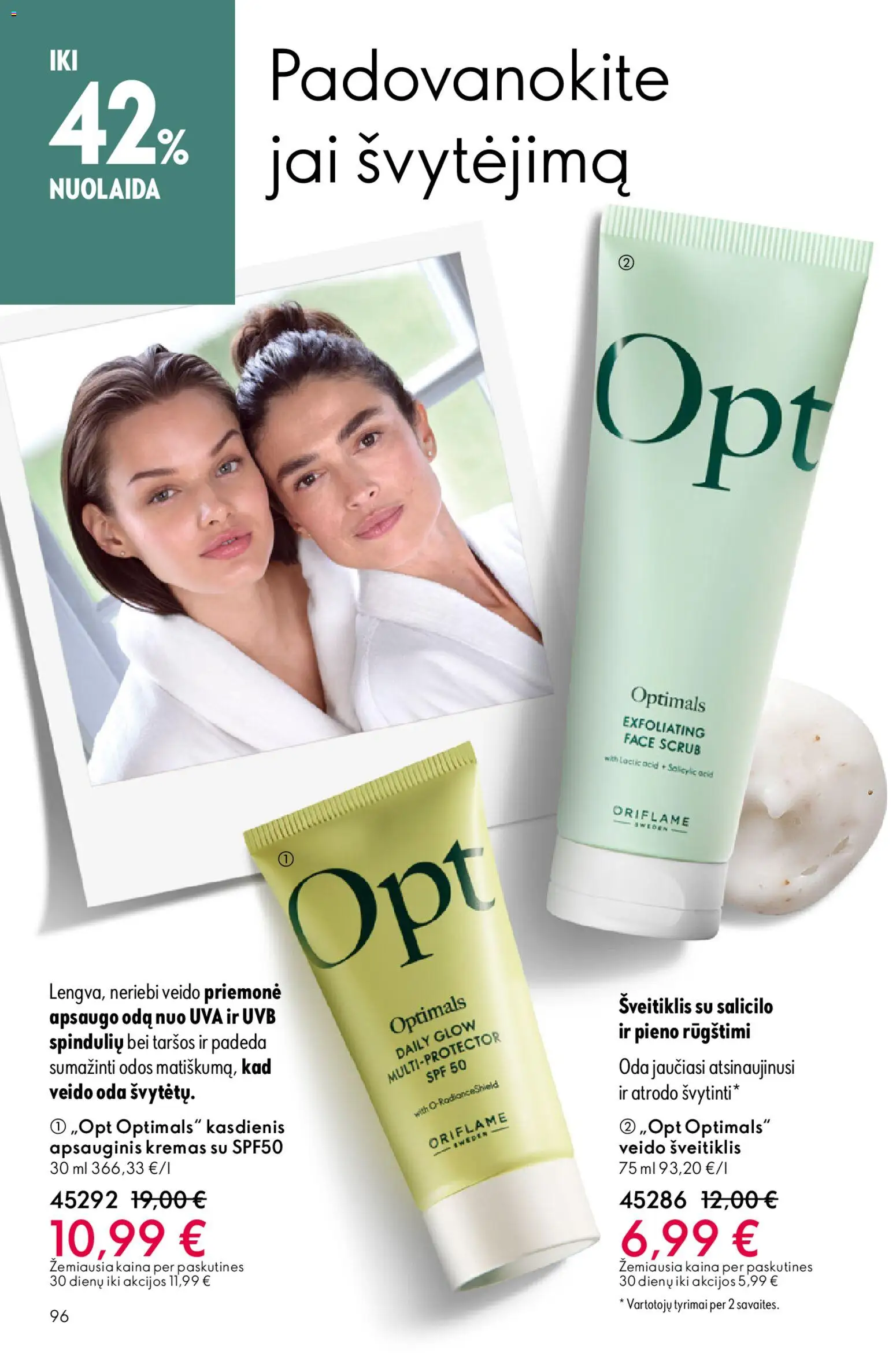 Oriflame akcijos nuo 22.04.2026 | Puslapis: 96