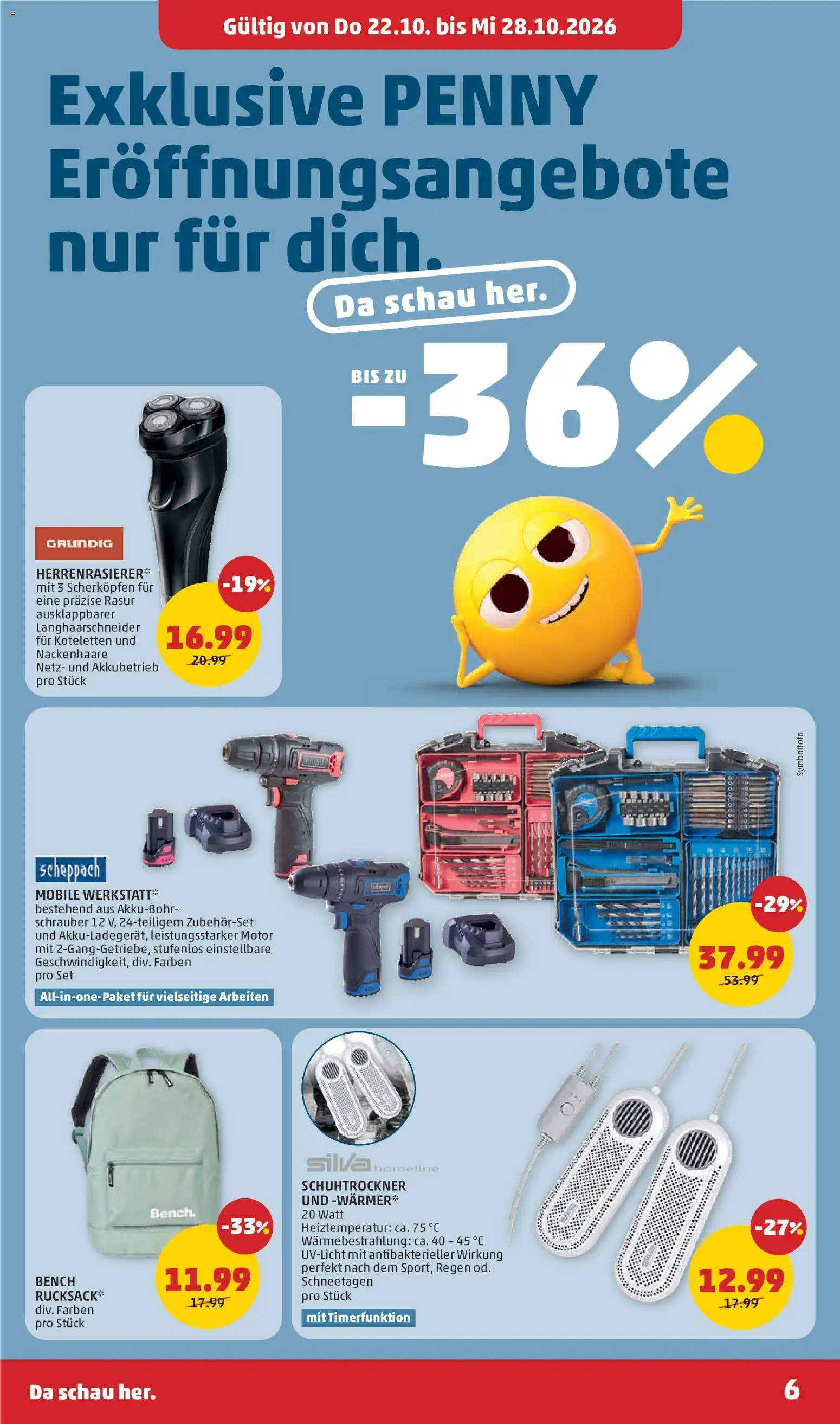 Penny Markt Eröffnung gültig ab 22.10.2026 | Seite: 6