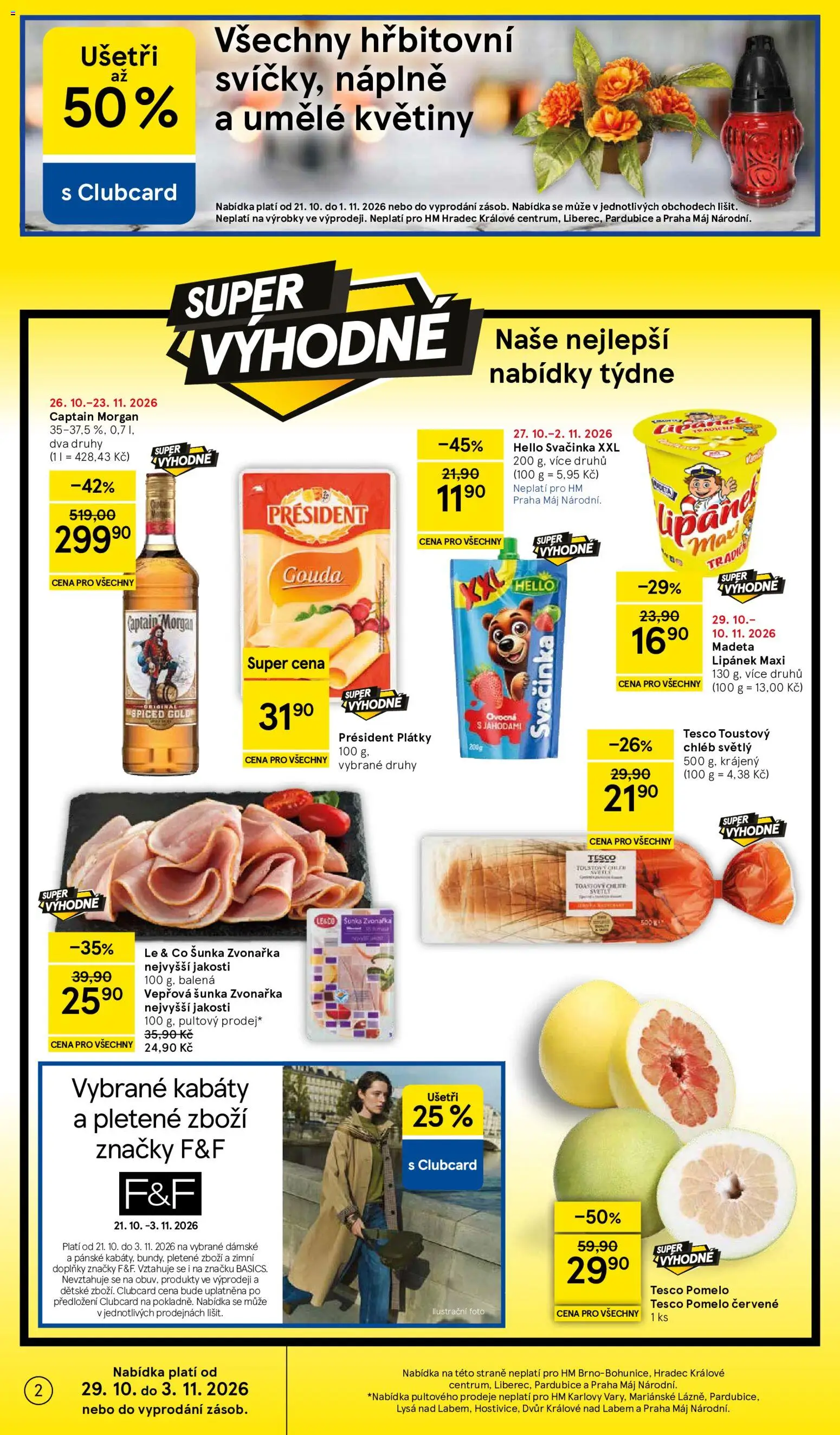 Tesco leták - Hypermarket od 29.10.2026 | Strana: 2