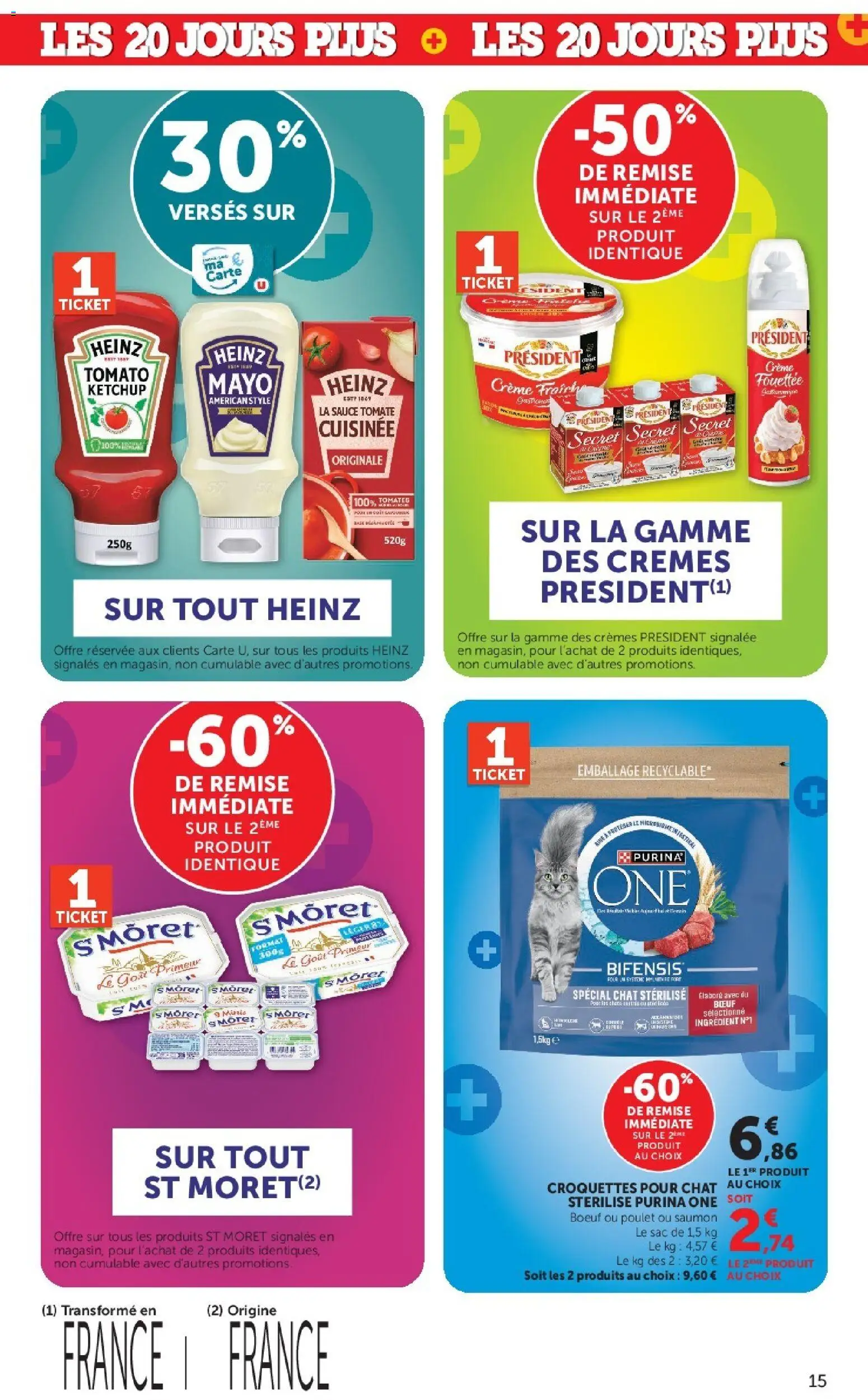 {H1} | Page: 15 | Produits: Sac, Tomates, Crème fraiche, Saumon
