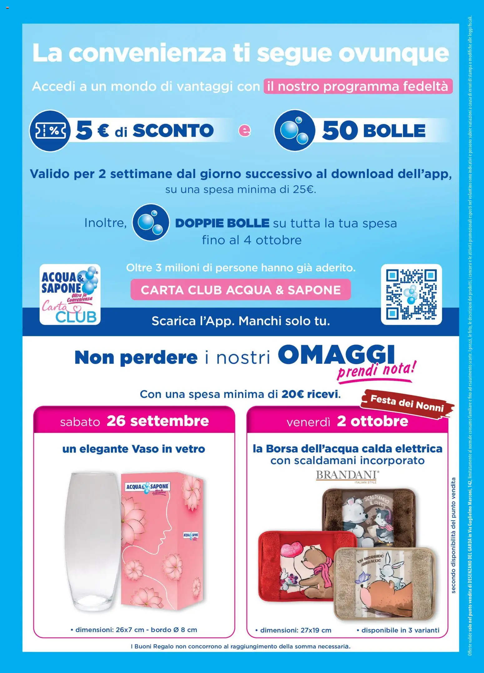 Volantino Acqua e Sapone del 16/09/2026 | Pagina: 8 | Prodotti: Acqua, Borsa, Stampa, Vaso