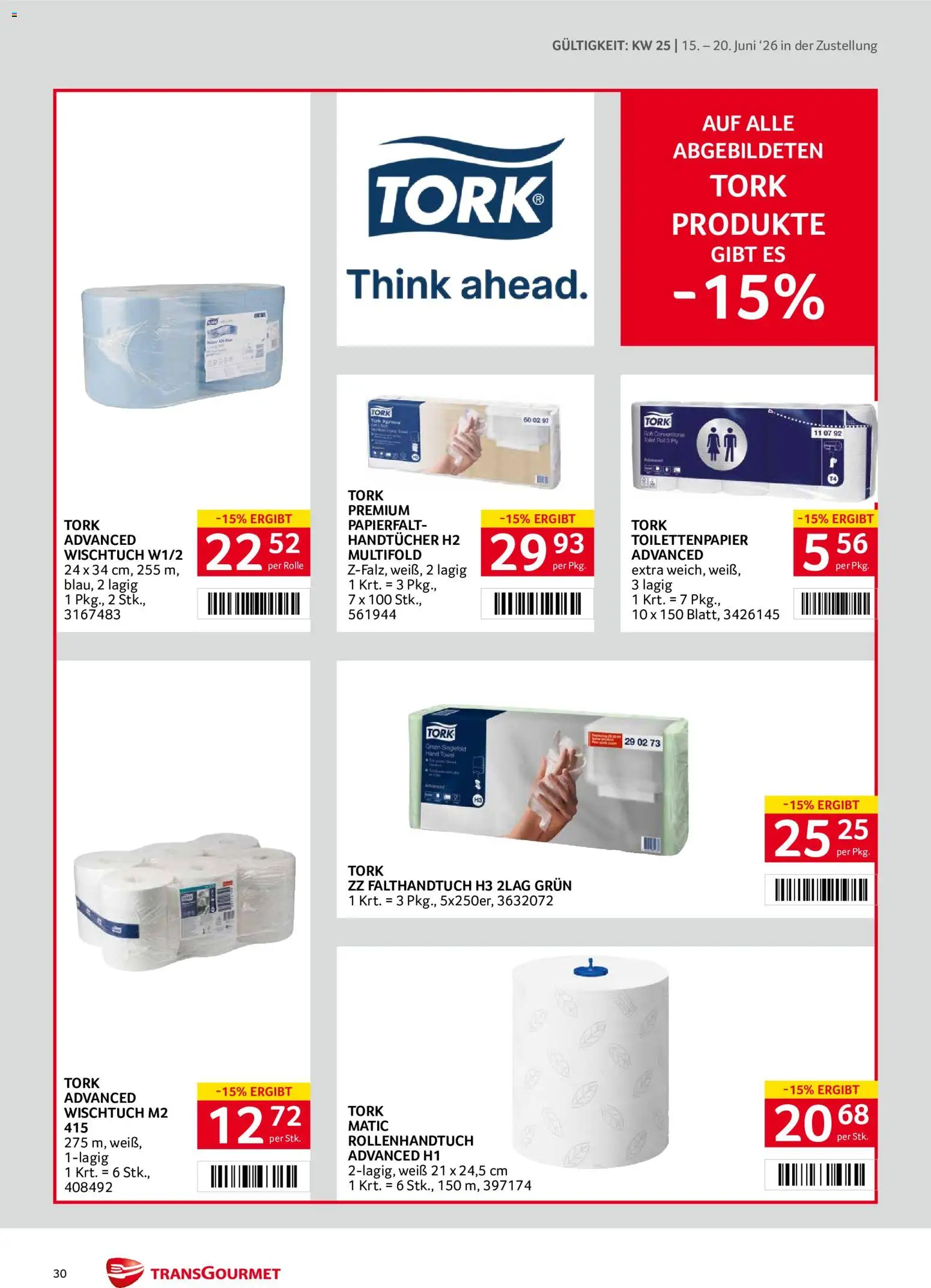 Transgourmet Zustellaktion gültig ab 15.06.2026 | Seite: 30