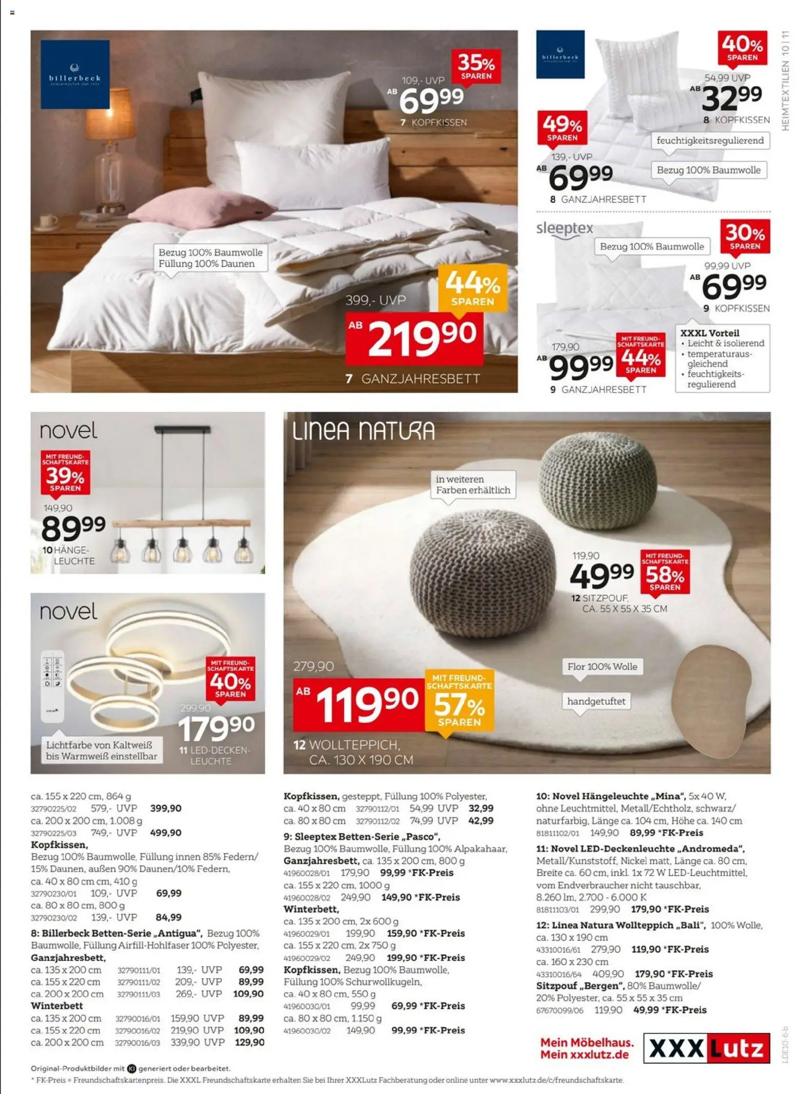 XXXLutz Red Shopping Week – gültig ab 03.10.2026 | Seite: 18 | Produkte: Kopfkissen
