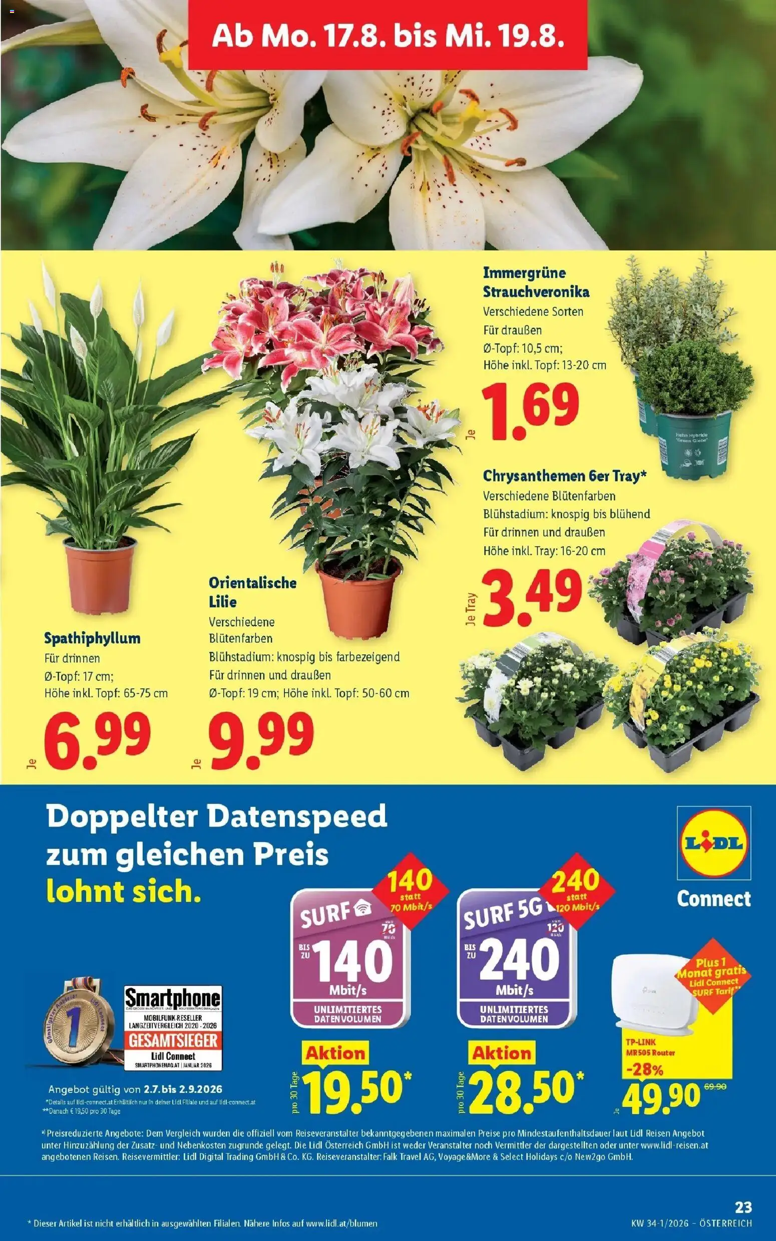 Lidl Flugblatt - Wien, Langenzersdorf, Zwettl ab 13.08.2026 - Angebote ab donnerstag | Seite: 30 | Produkte: Smartphone