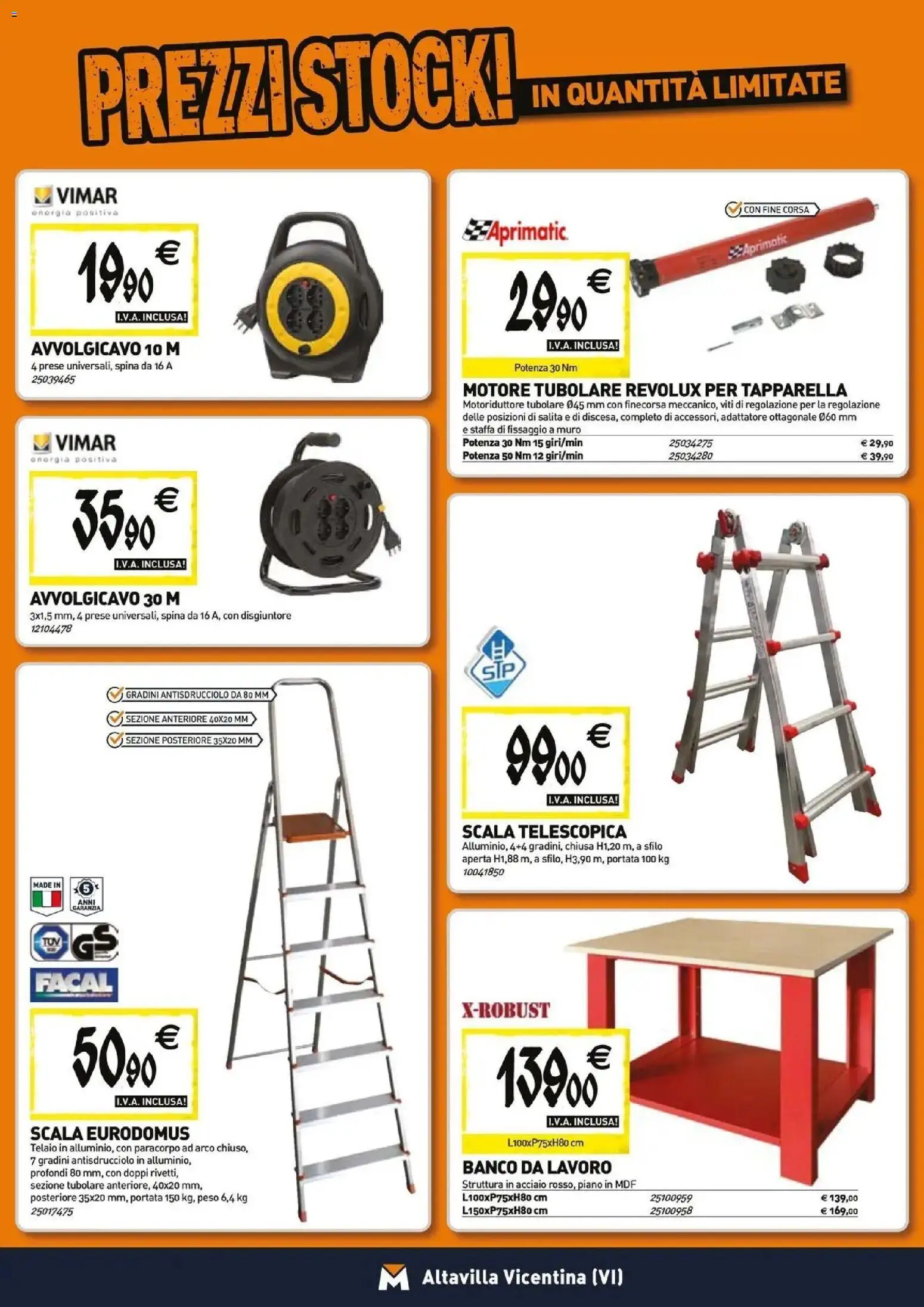 Volantino TECNOMAT del 23.04.2026 | Pagina: 14 | Prodotti: Scala, Adattatore