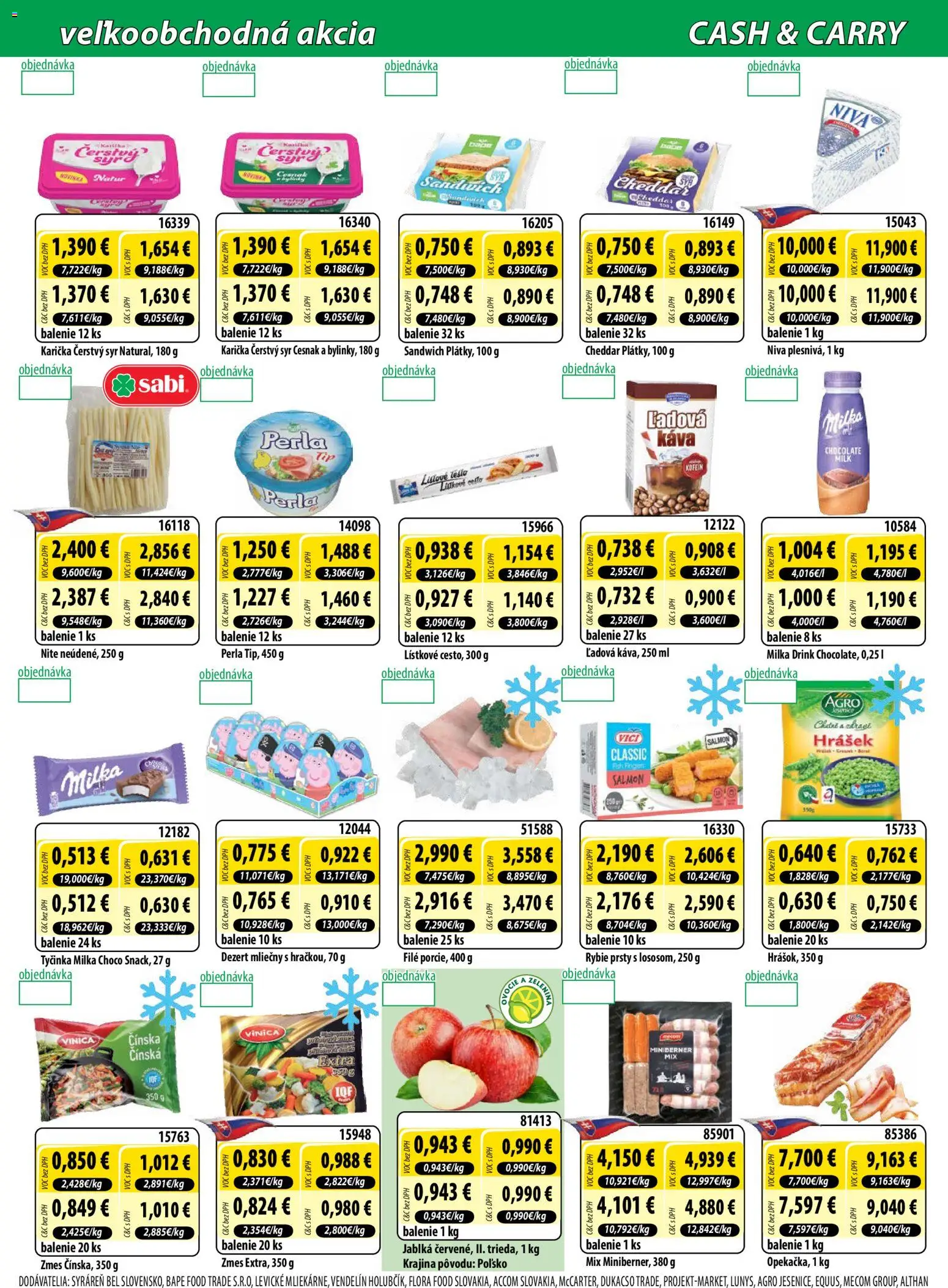 Nové Milk Agro akcie – leták je platný od 27.05.2026 | Strana: 3 | Produkty: Káva, Cesnak, Flora, Ovocie