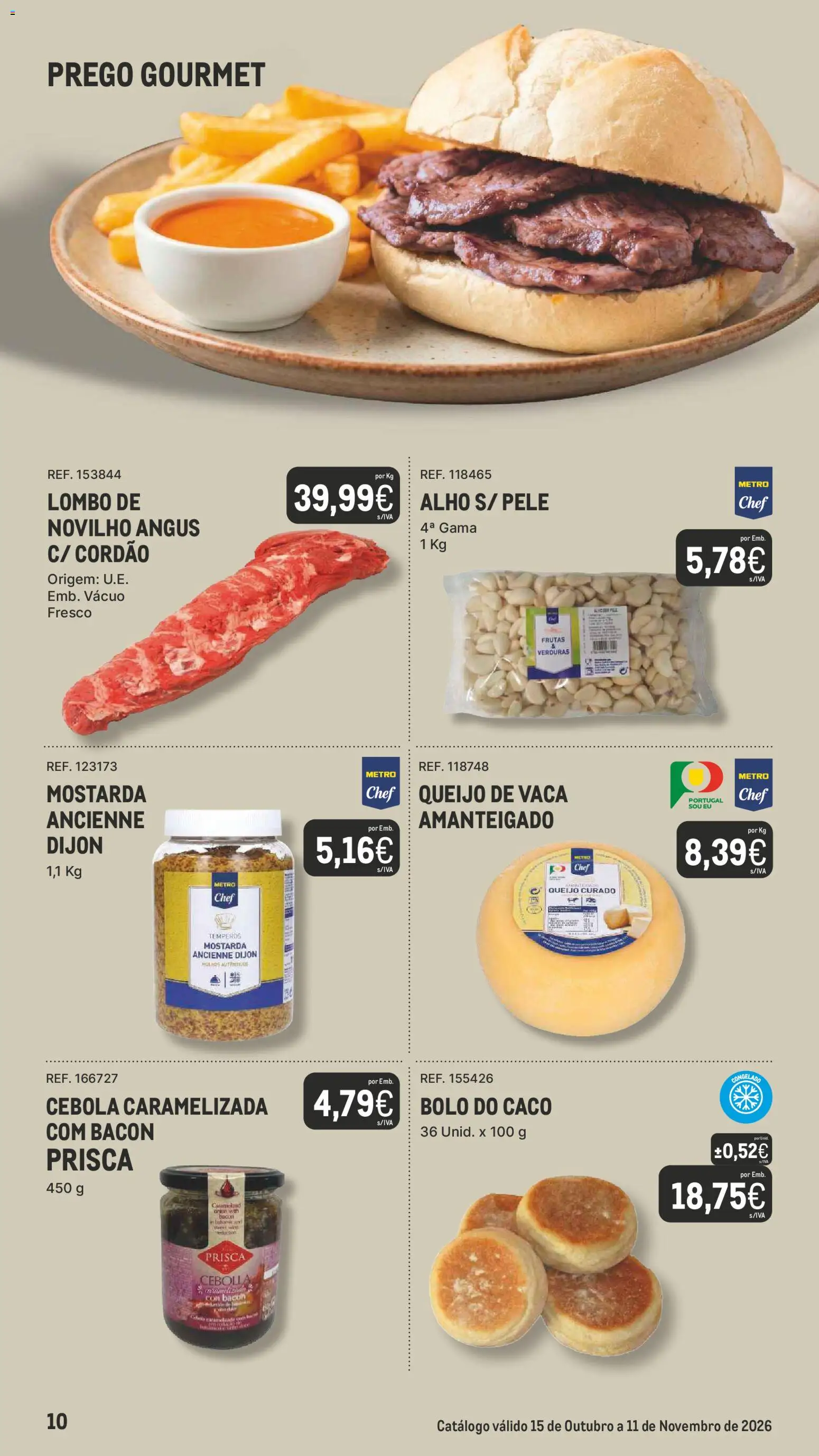 Makro Especial Tendências │ válido de 15/10/2026 | Página: 10 | Produtos: Bacon, Bolo, Mostarda, Frutas