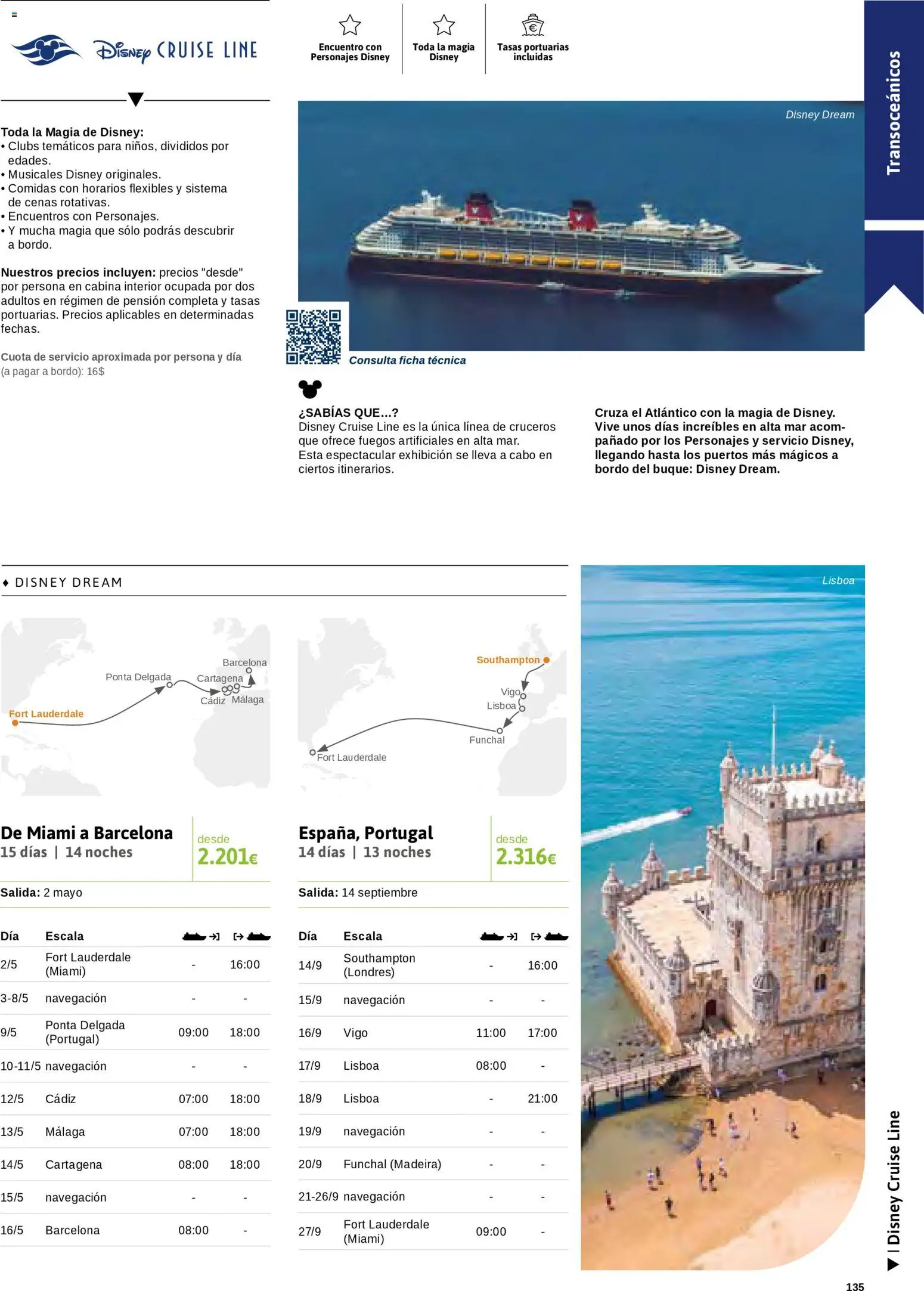 Viajes El Corte Inglés Cruceros marítimos │ válido desde el 01/01/2026 | Página: 136 | Productos: Navegación