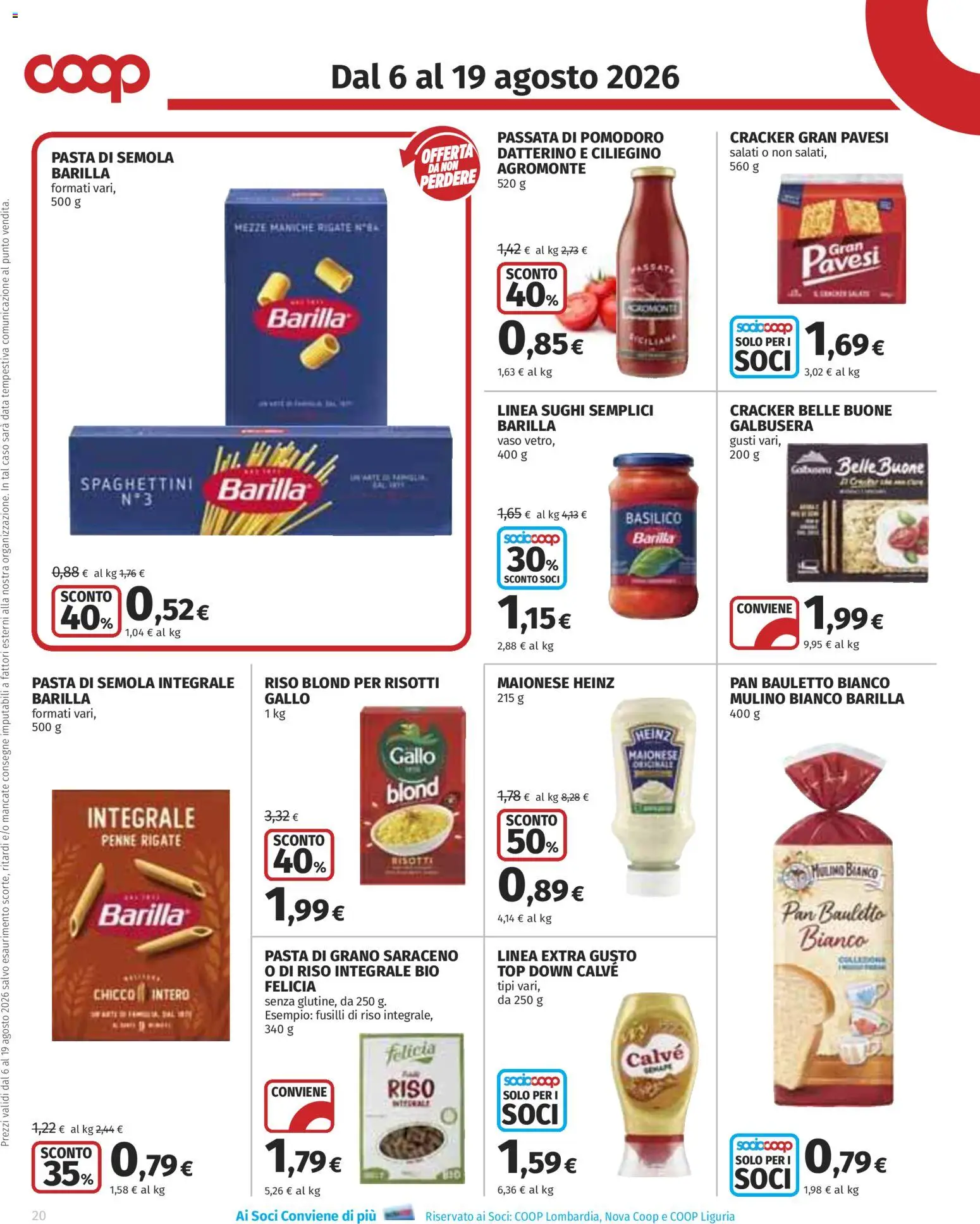 Volantino COOP del 06/08/2026 | Pagina: 20