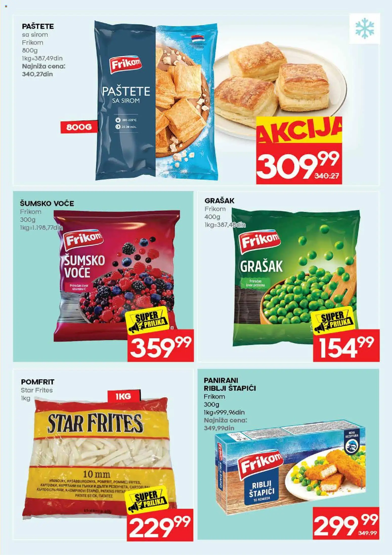 Roda katalog - važi od 09.07.2026 | Strana: 15 | Proizvode: Grašak, Riblji štapići, Pomfrit