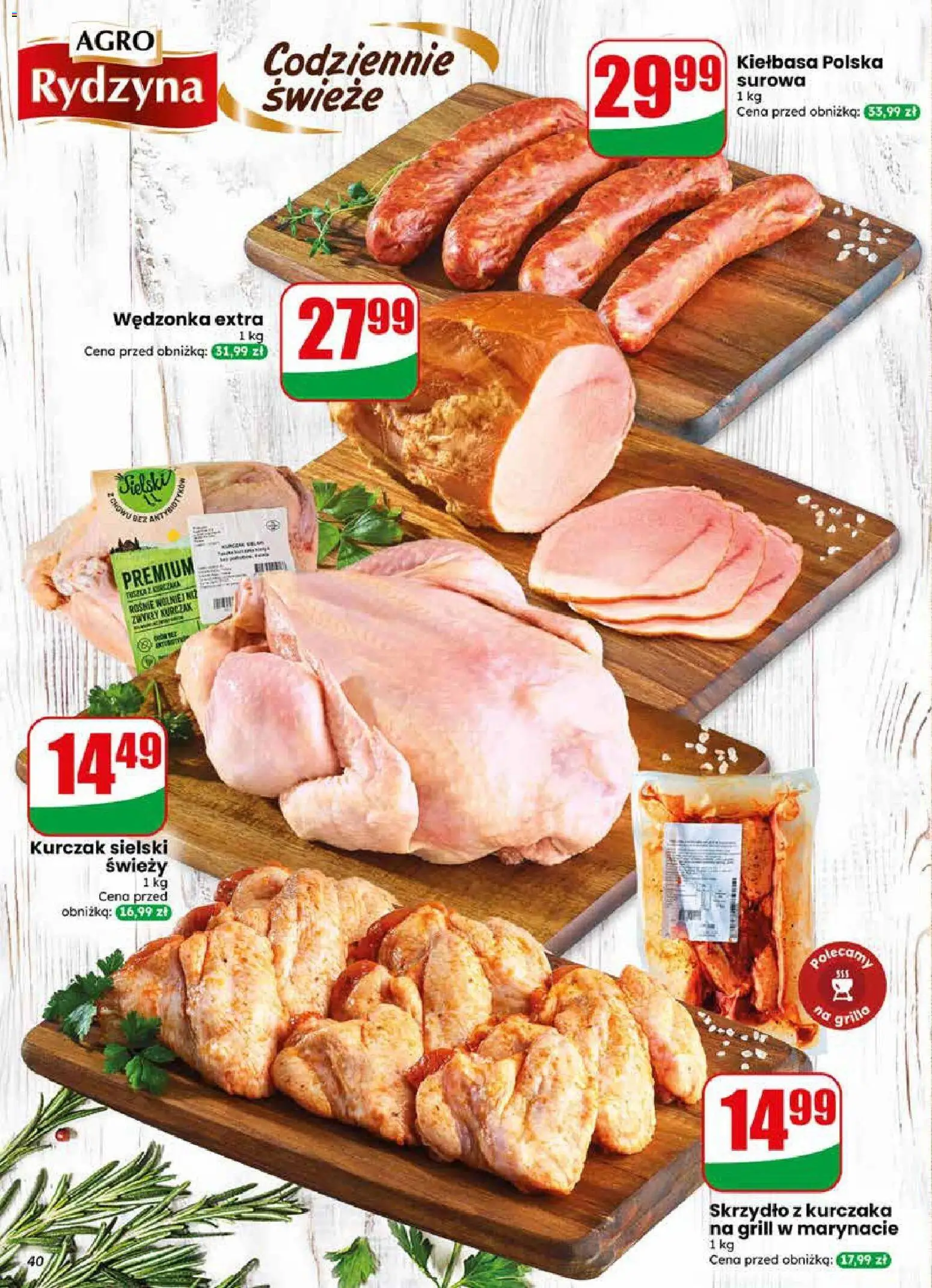 Dino gazetka od 10.06.2026 | Strona: 40 | Produkty: Kiełbasa, Kurczak, Grill