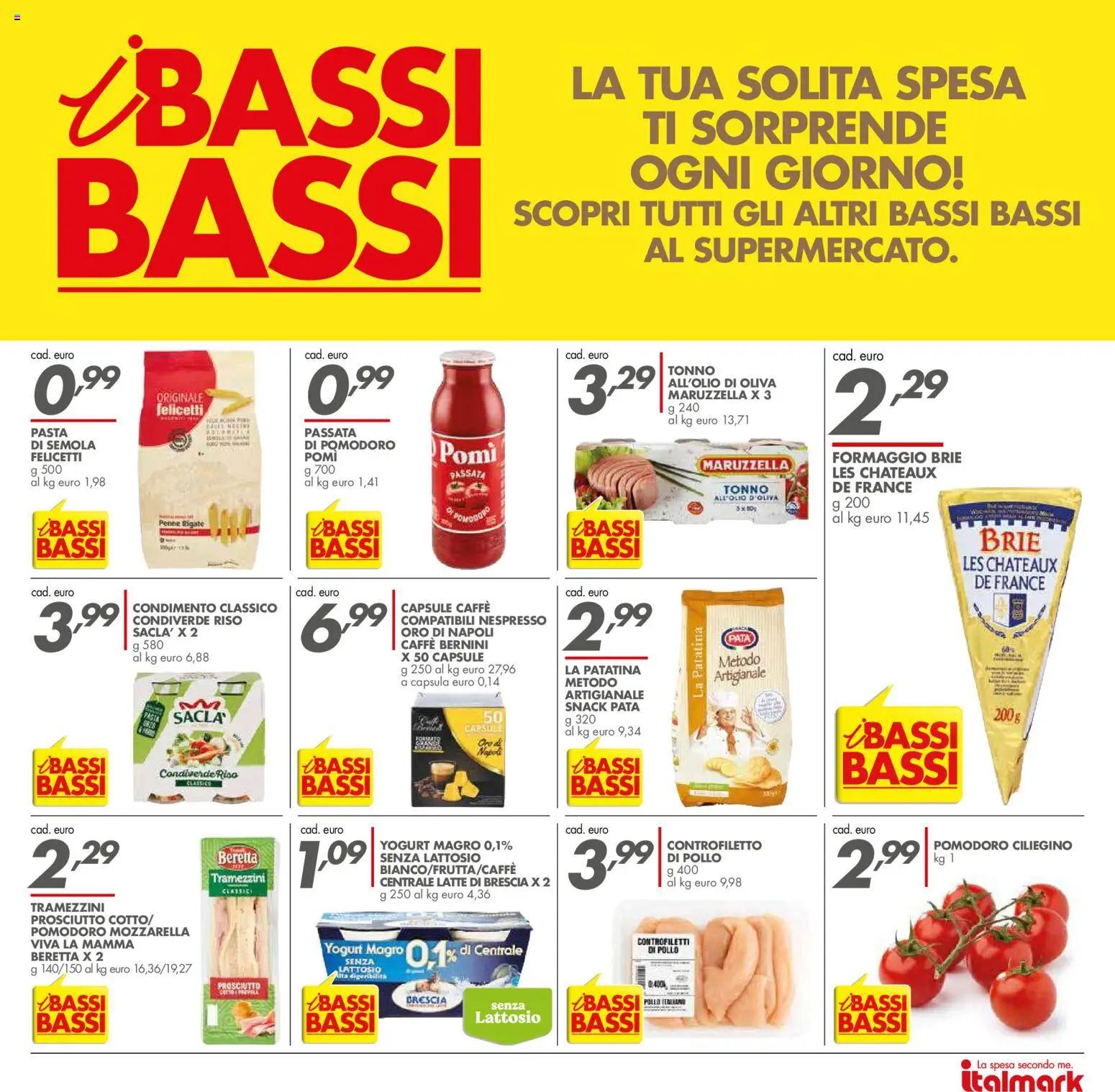 Volantino Italmark del 15/07/2026 | Pagina: 21 | Prodotti: Pollo, Mozzarella, Pomodoro, Passata di pomodoro