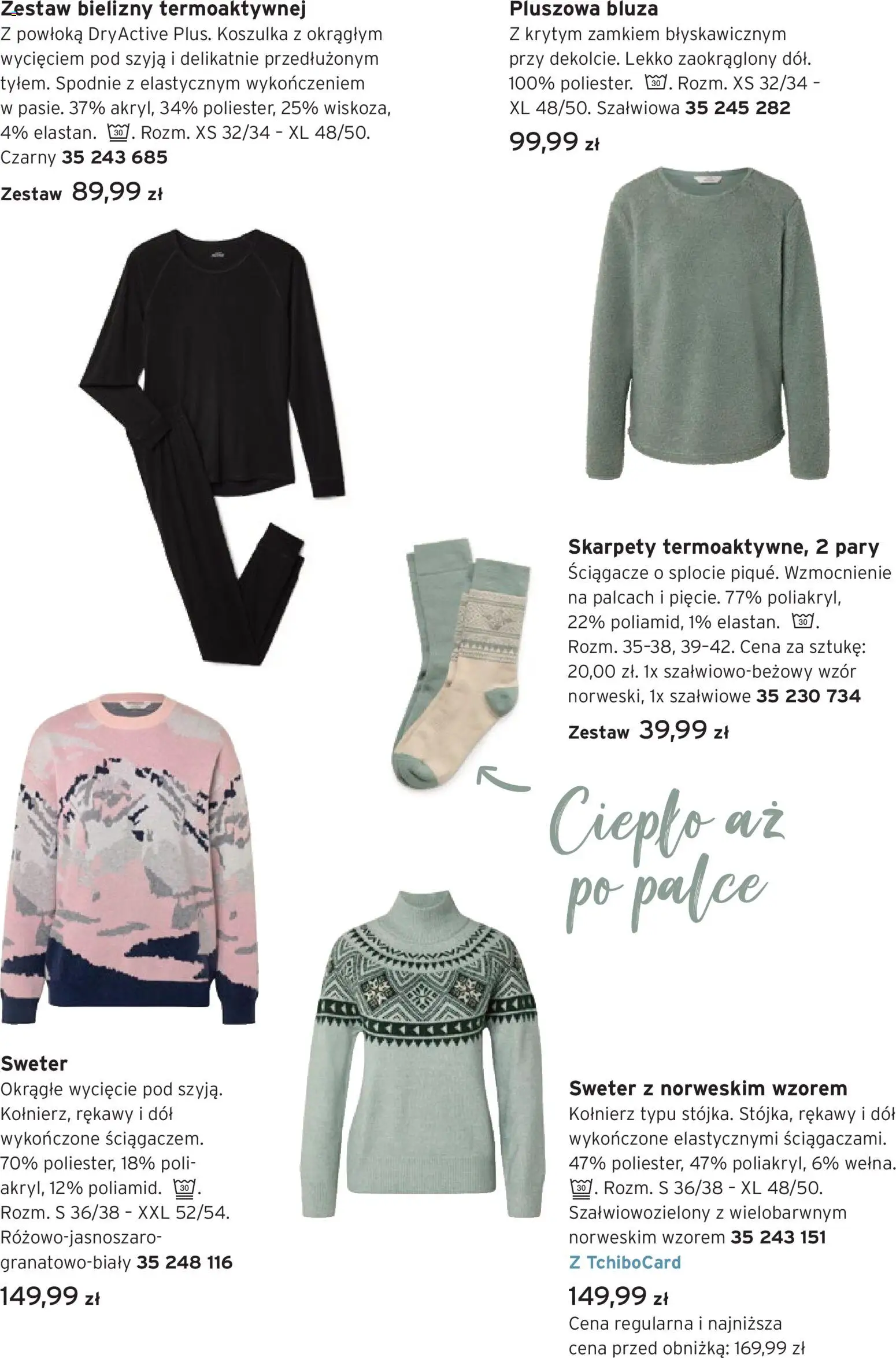 Tchibo promocje od 03.11.2026 | Strona: 12 | Produkty: Sweter, Spodnie, Skarpety