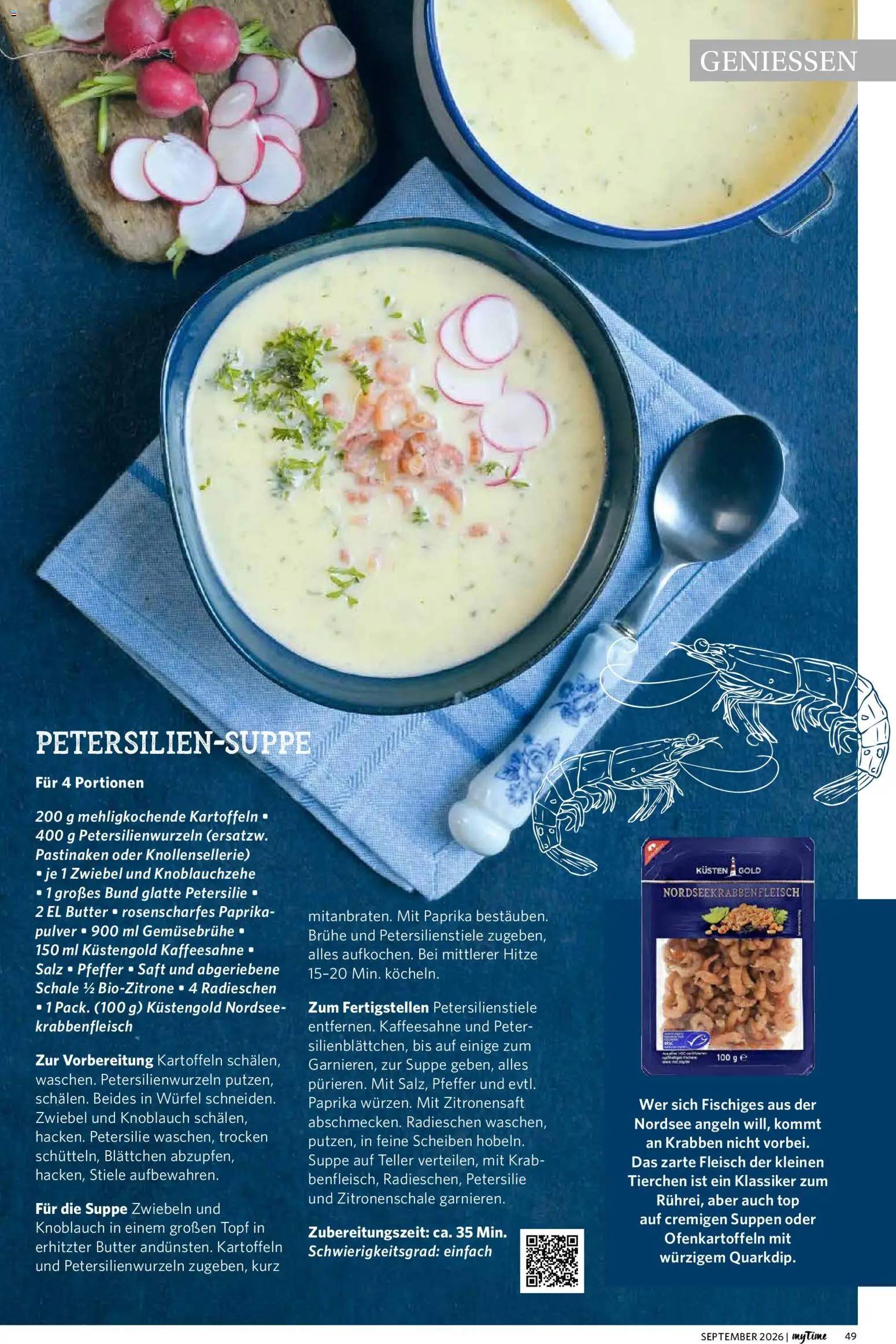 Famila Nordwest myTime September 2026 – gültig ab 01.09.2026 | Seite: 49 | Produkte: Butter, Brühe, Knoblauch, Petersilie