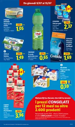 Anteprima del volantino MILBONA Yogurt con riso soffiato, Banana o vaniglia 175 g confezione 1 kg = 3.37 € valido a partire dal 09/07/2026 | Pagina: 23