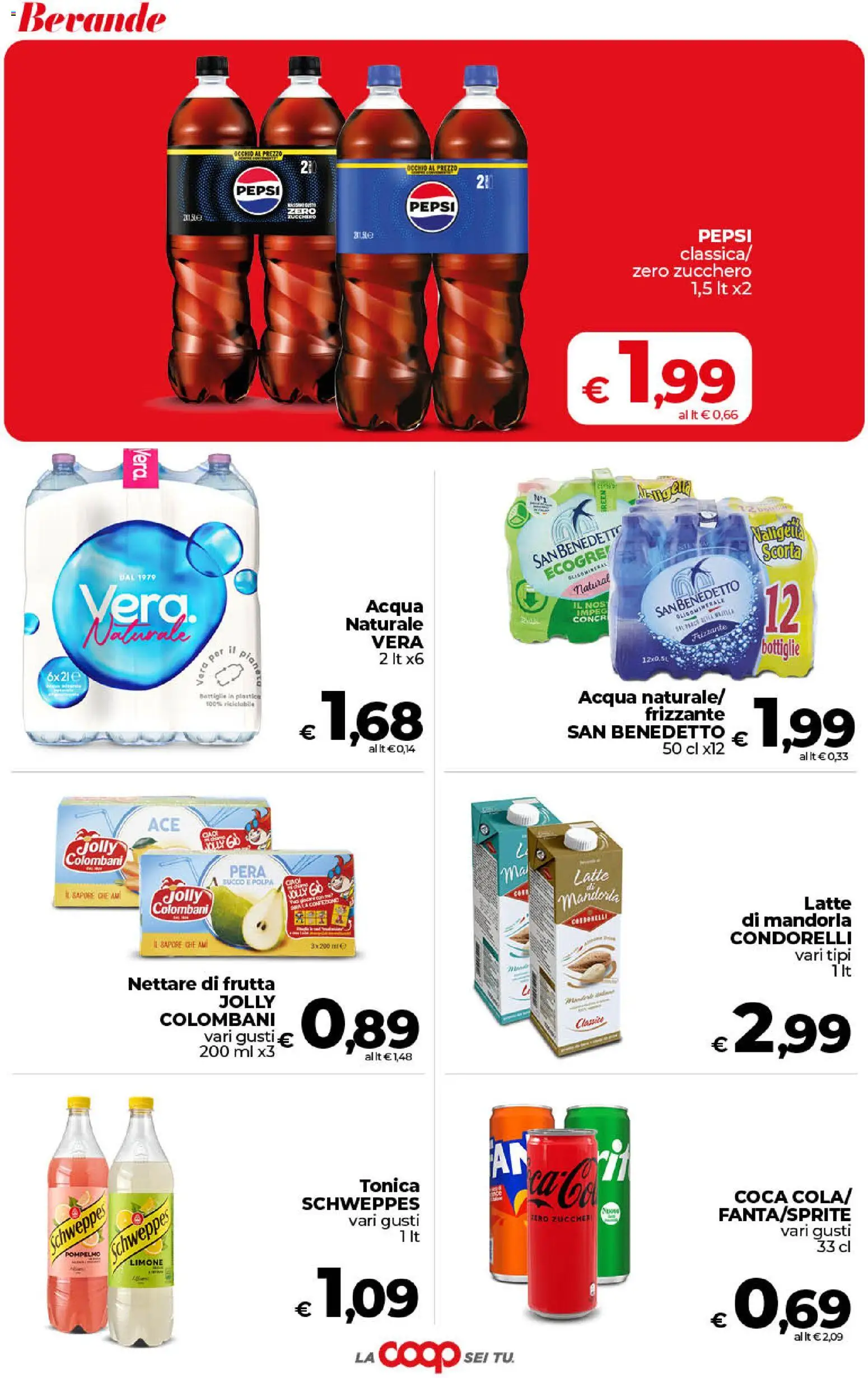 Volantino COOP del 31/07/2026 | Pagina: 37 | Prodotti: Frutta, Zucchero, Latte, Pepsi