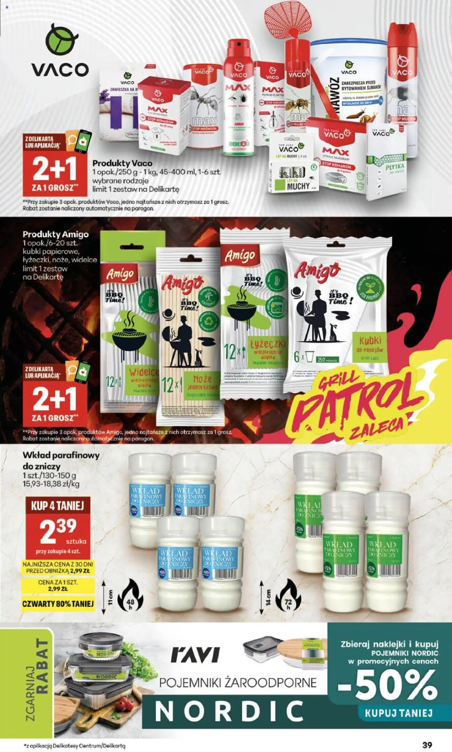 Delikatesy Centrum gazetka od 16.07.2026 | Strona: 39 | Produkty: Grill, Delikatesy, Naklejki