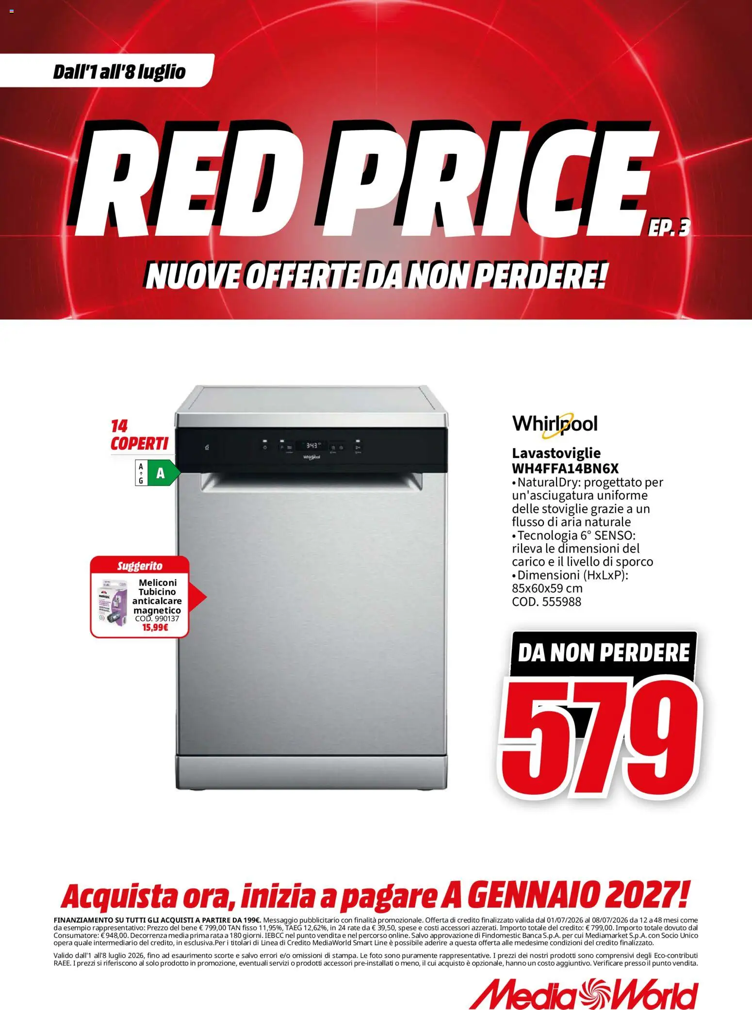 Volantino Media World del 01/07/2026 | Pagina: 70